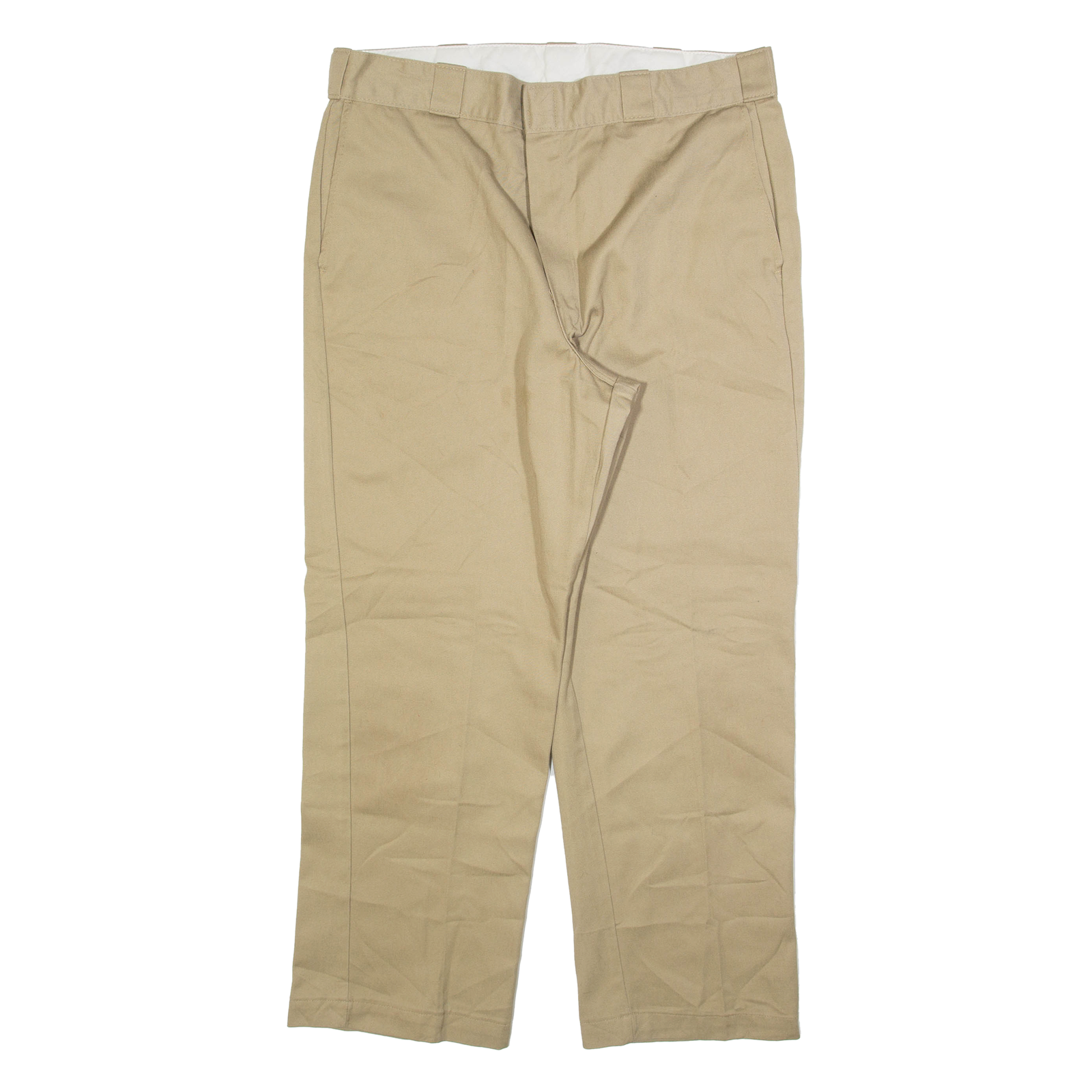 DICKIES Mens Trousers Beige Regular Straight W38 L29 Refurbished - N/A refurbished available on Cerqular
