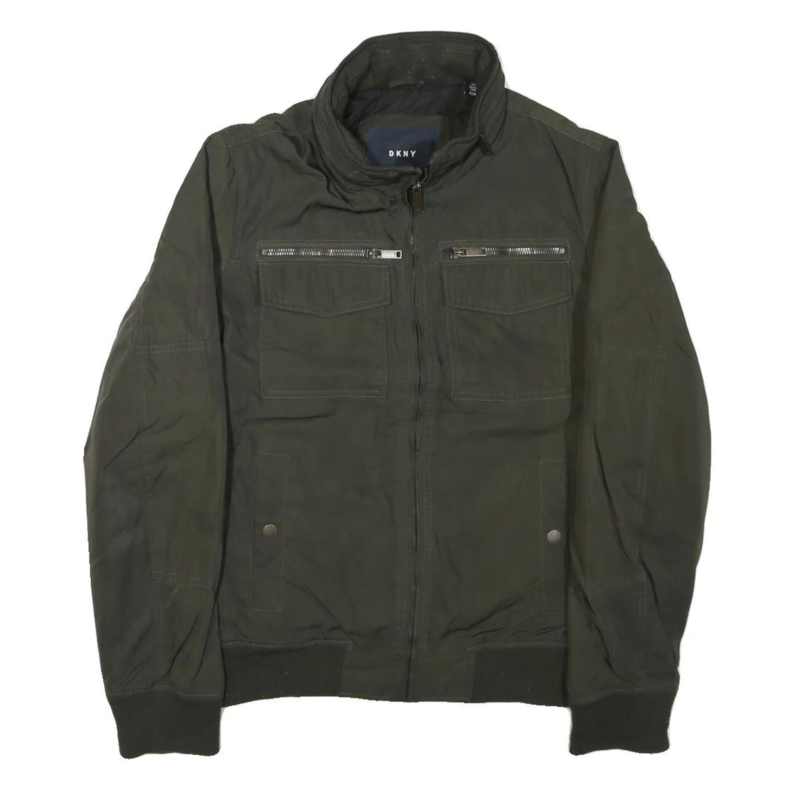 Buy DKNY Mens Black Bomber Jacket XS Cotton Blend Zip Plain Casual Lightweight Refurbished - $58.49 DKNY Mens Black Bomber Jacket XS Cotton Blend Zip Plain Casual Lightweight Refurbished - N/A refurbished available on Cerqular