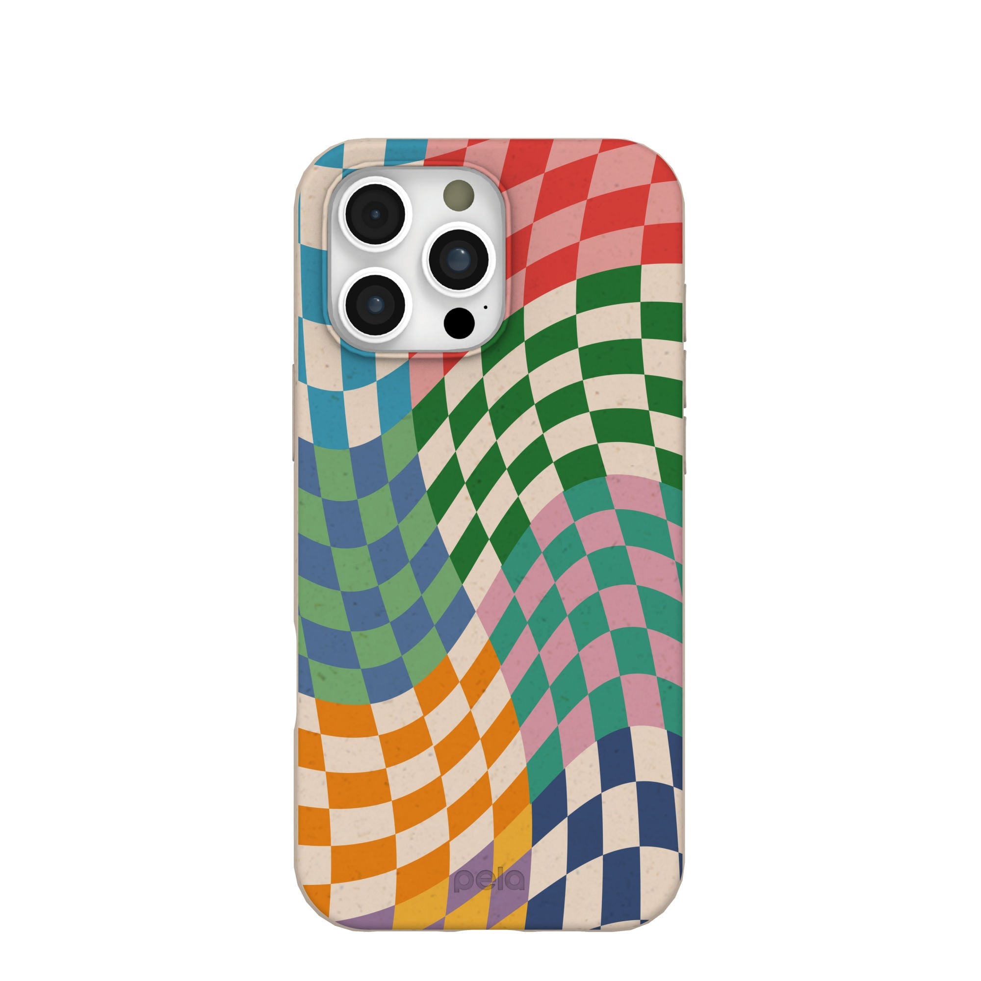 Seashell Patchwork iPhone 16 Pro Max Case Refurbished - Pela Case refurbished available on Cerqular