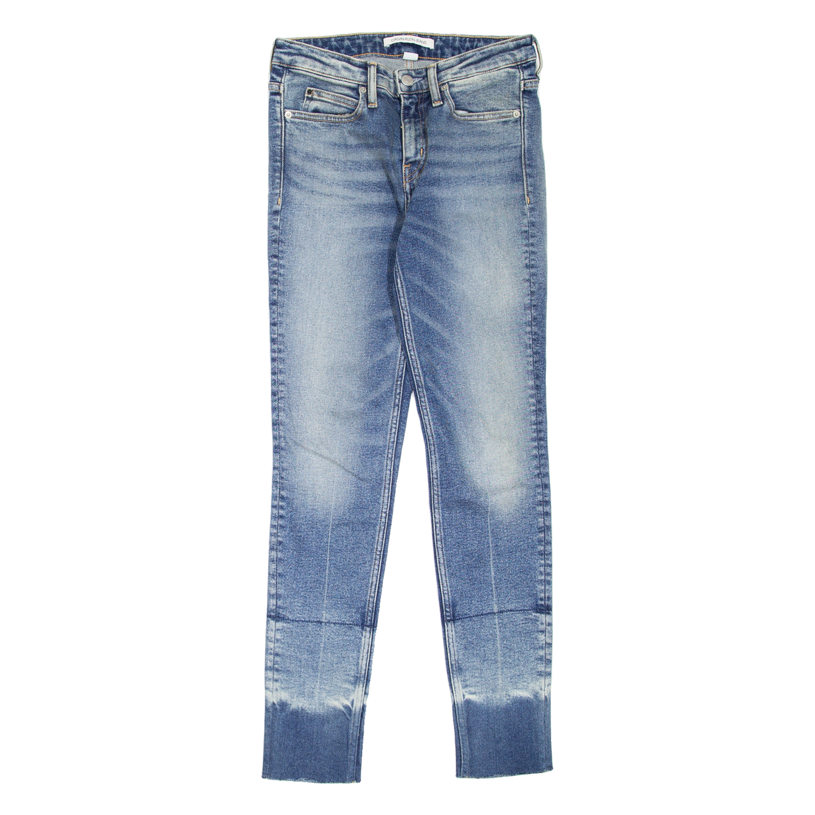 CALVIN KLEIN JEANS Womens Jeans Blue Slim Skinny Stone Wash W28 L29 Refurbished - N/A refurbished available on Cerqular