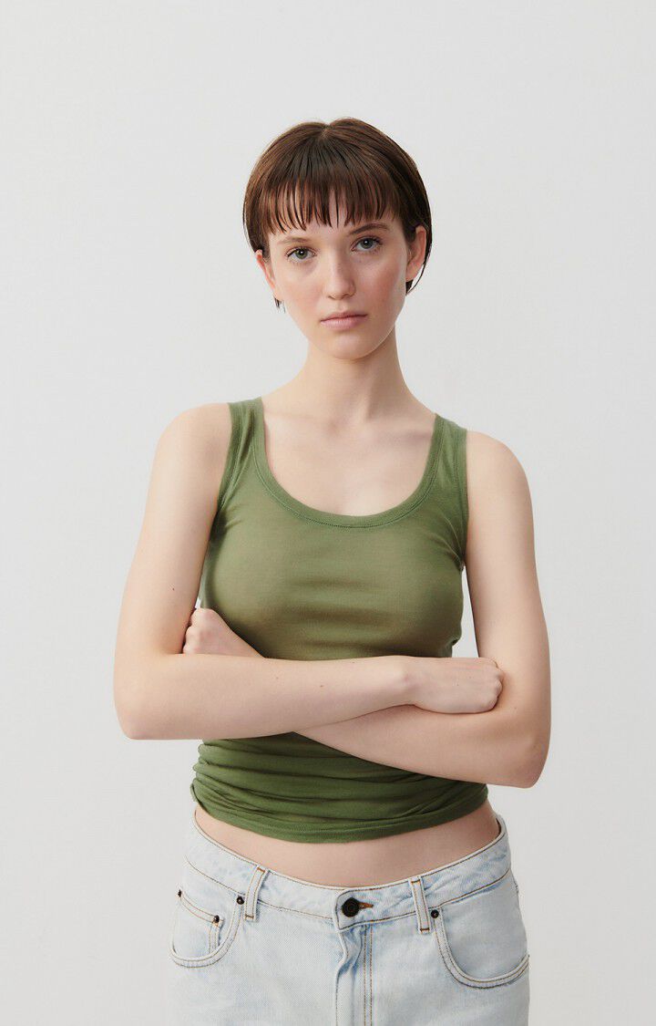 Tank Mas00 Sauge-Vintag | Color: SAUGE VINTAG | Size: M Refurbished - Rue Madame is a known brand, and the standardized name is " refurbished available on Cerqular