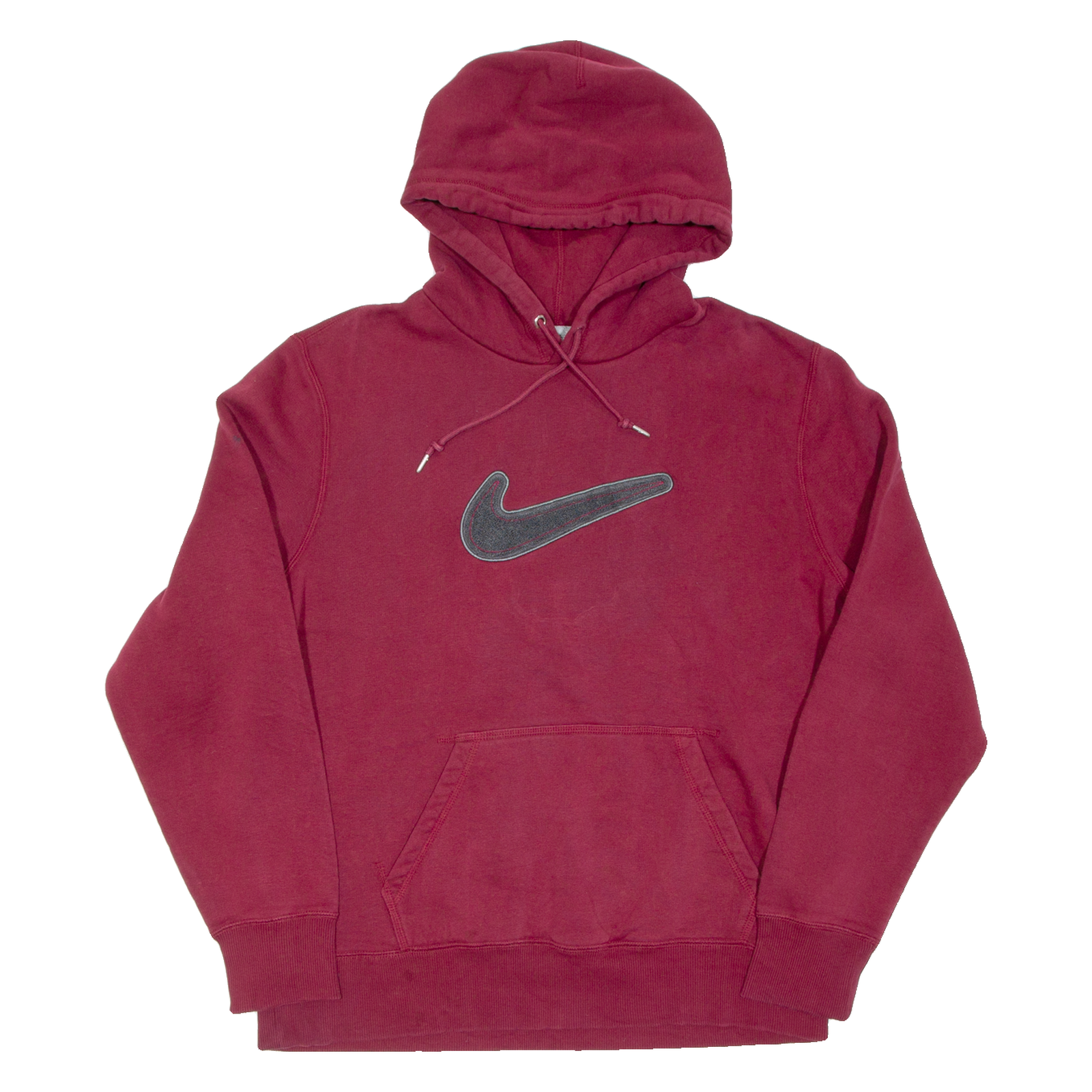 NIKE Womens Maroon Hoodie Pullover L Refurbished - N/A refurbished available on Cerqular