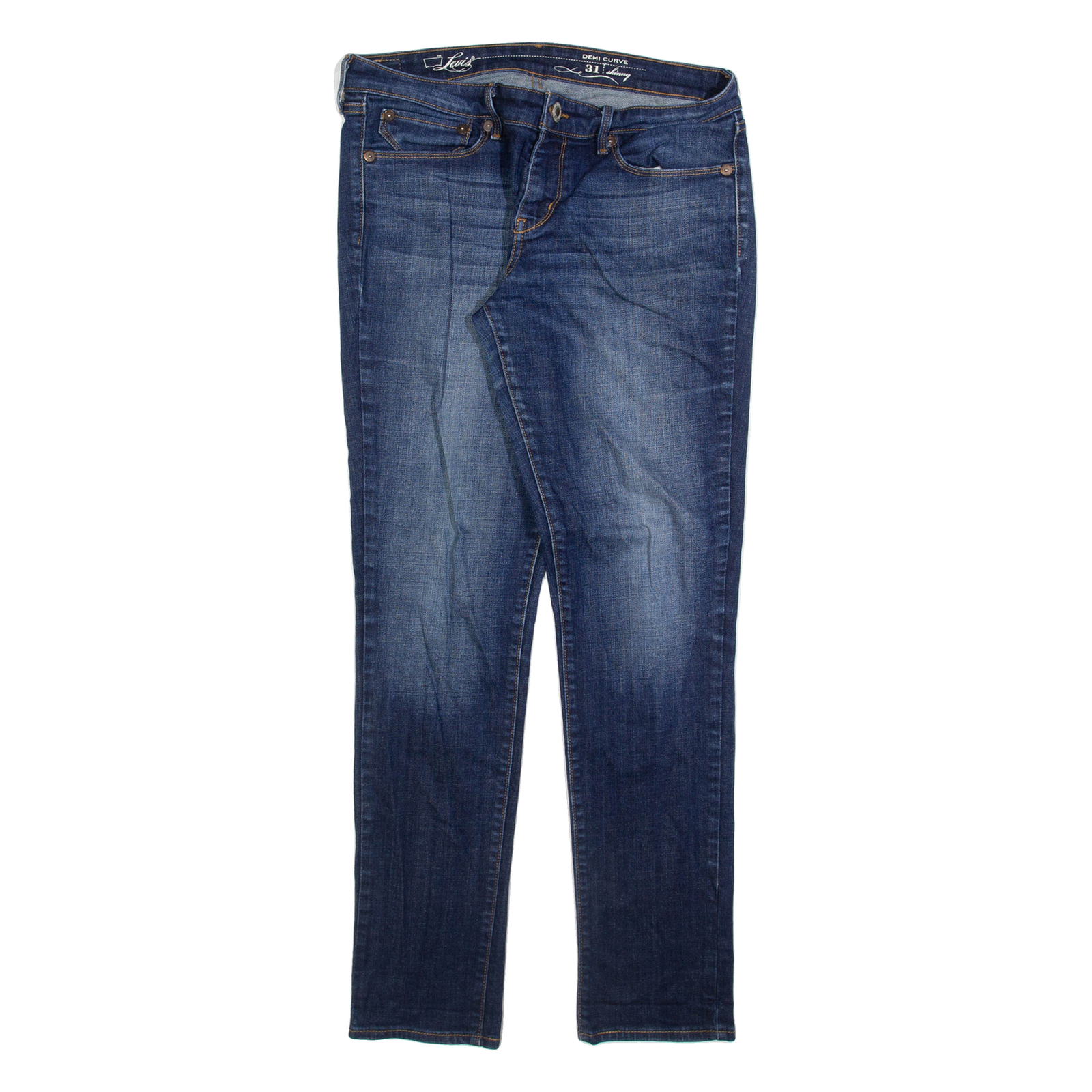 LEVI'S Demi Curve Womens Jeans Blue Slim Skinny W31 L32 Refurbished - N/A refurbished available on Cerqular