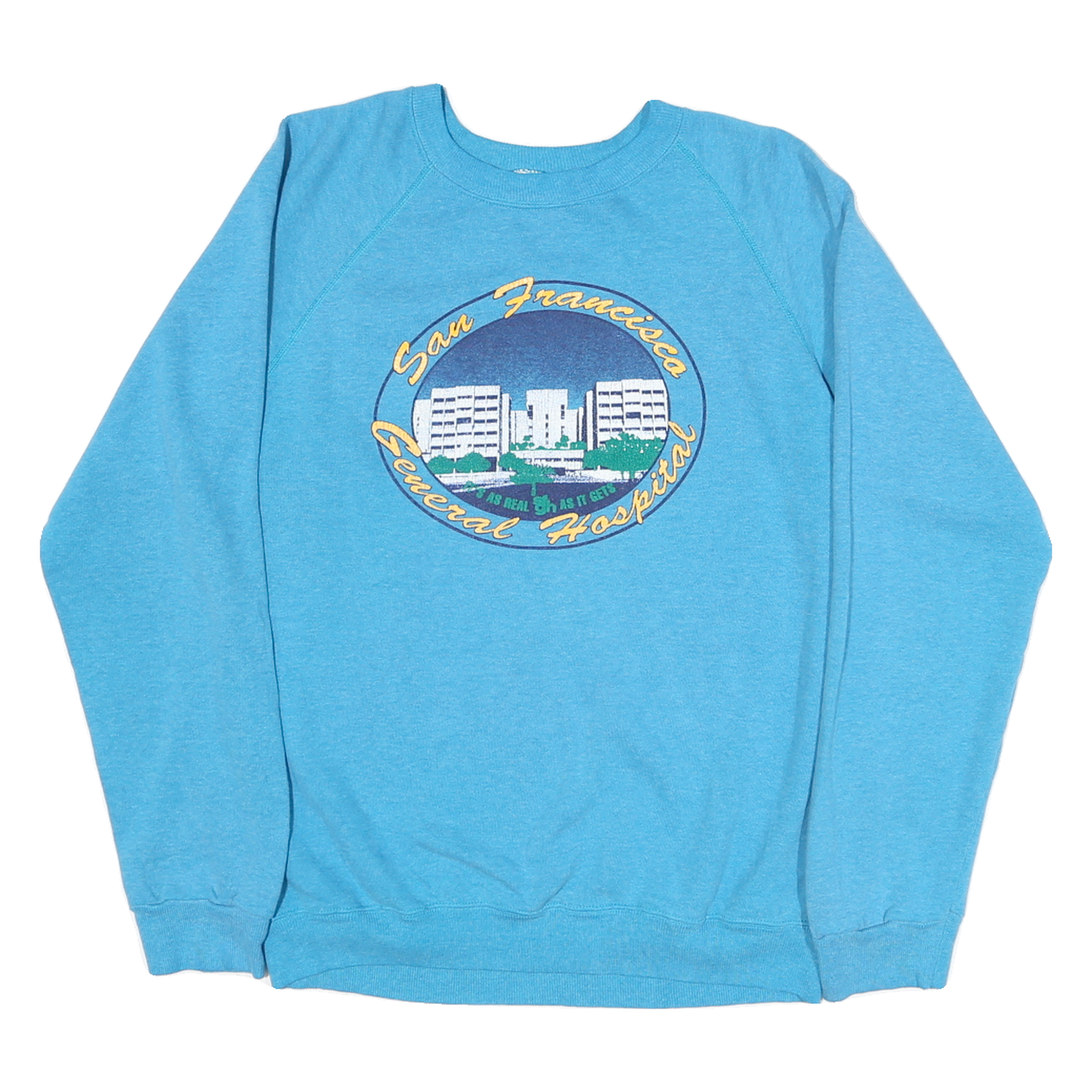 Buy HANES Mens Blue San Francisco General Hospital Crew Neck L Cotton Sweatshirt Refurbished - $20.79 HANES Mens Blue San Francisco General Hospital Crew Neck L Cotton Sweatshirt Refurbished - N/A refurbished available on Cerqular