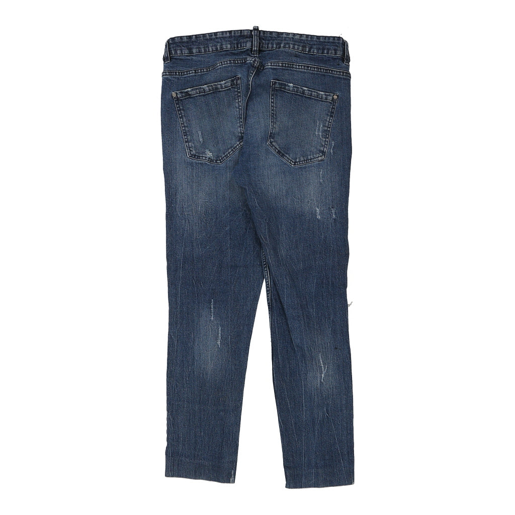 Richmond Slim Fit Jeans - 34W 29L Blue Cotton Refurbished - Thrifted (note: this is a term often used to describe second- refurbished available on Cerqular