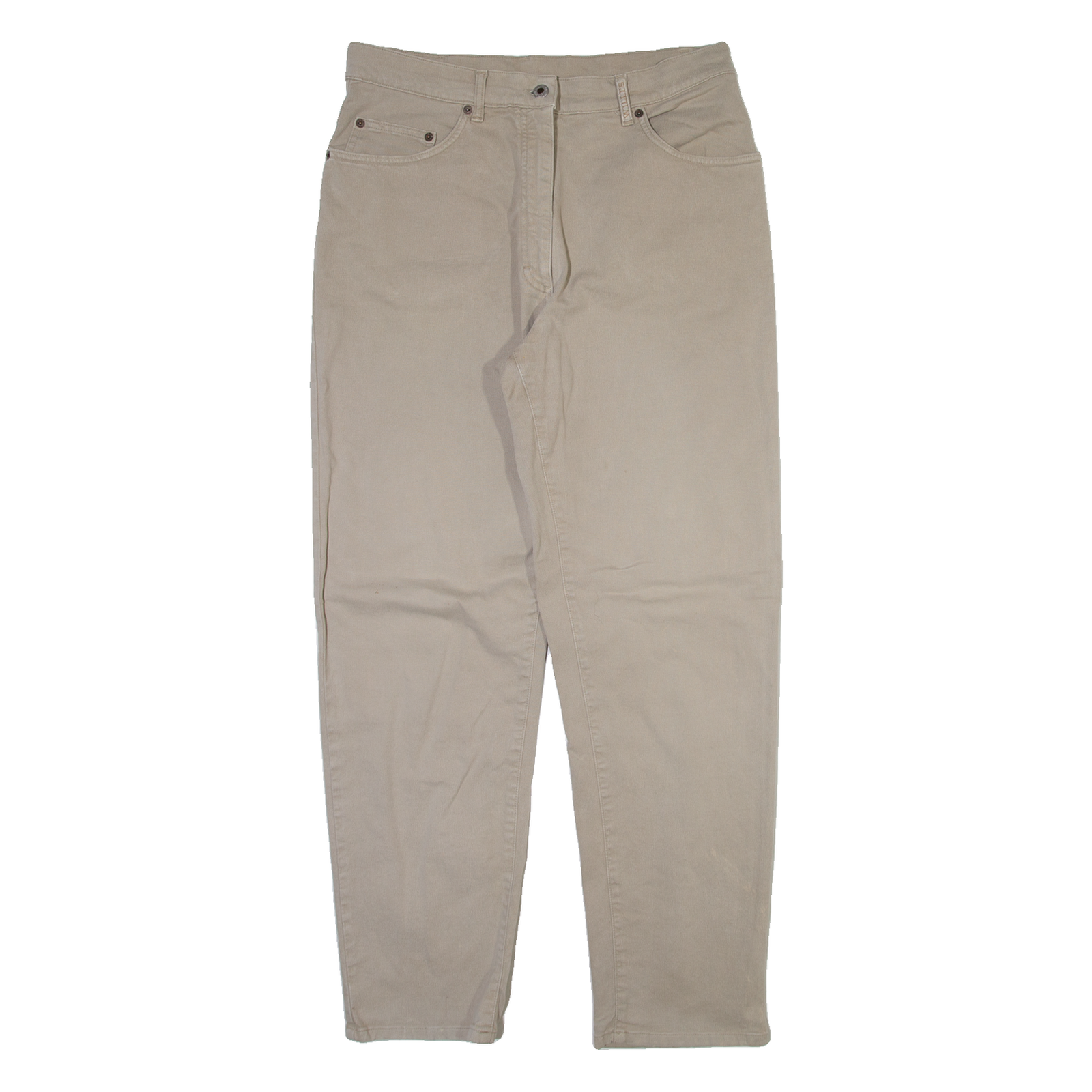 BLUE WILLIS Womens Trousers Beige Regular Tapered W32 L29 Refurbished - N/A refurbished available on Cerqular