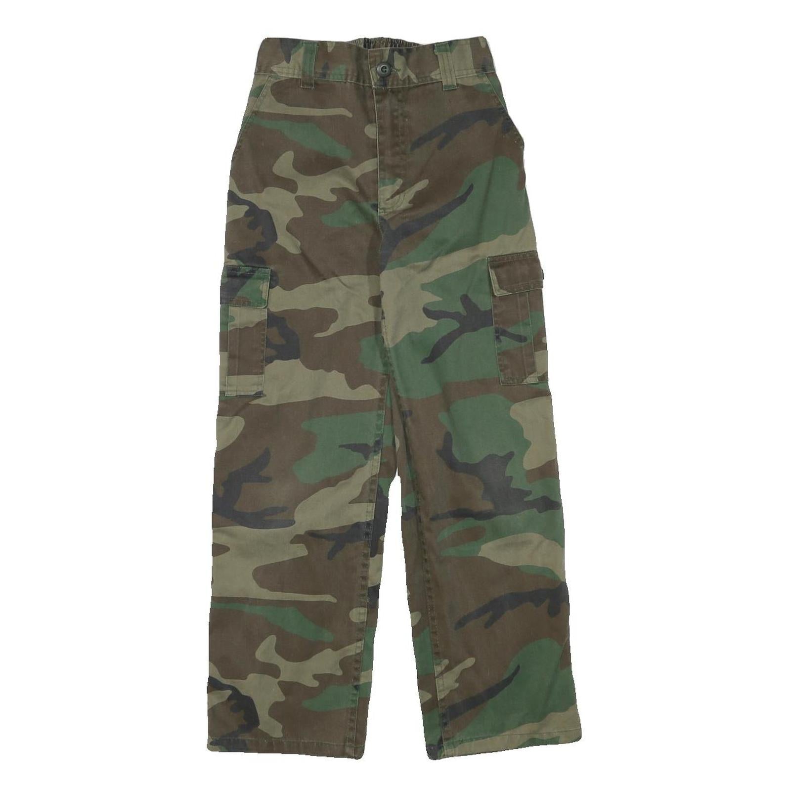 MFH Mens Cotton Blend Relaxed Cargo Camouflage Trousers W23 L25 Utility Style Refurbished - N/A refurbished available on Cerqular