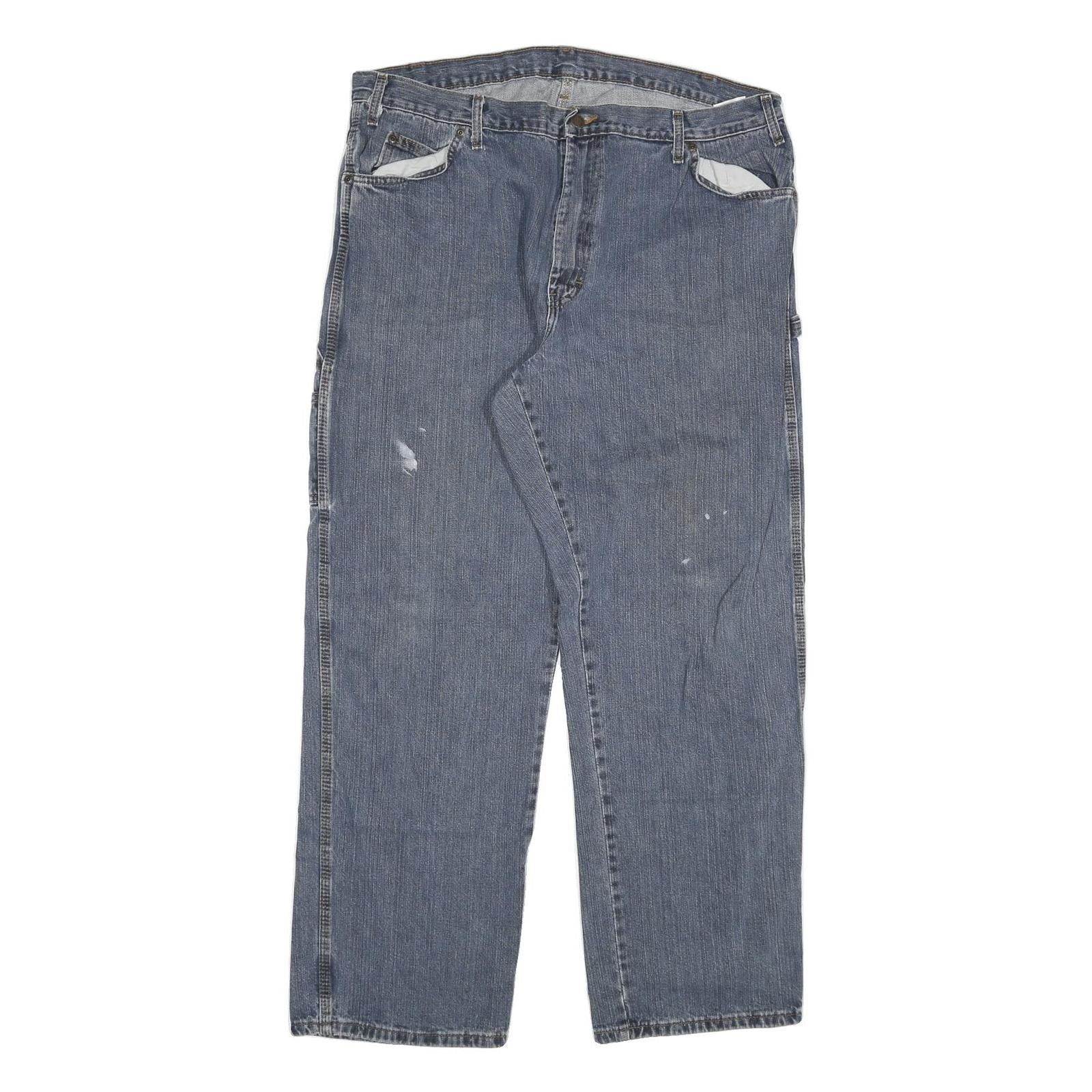 DICKIES Mens Relaxed Blue Denim Jeans W40 L32 Workwear Casual Zip Closure Refurbished - N/A refurbished available on Cerqular