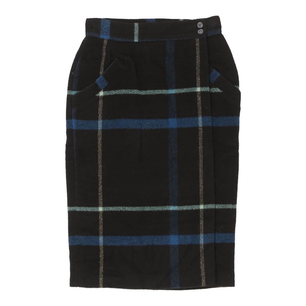 Emporio Armani Skirt - 26W UK 6 Blue Wool Blend | Size: UK 6 Refurbished - N/A (Preloved Designer is not a specific brand, it refurbished available on Cerqular