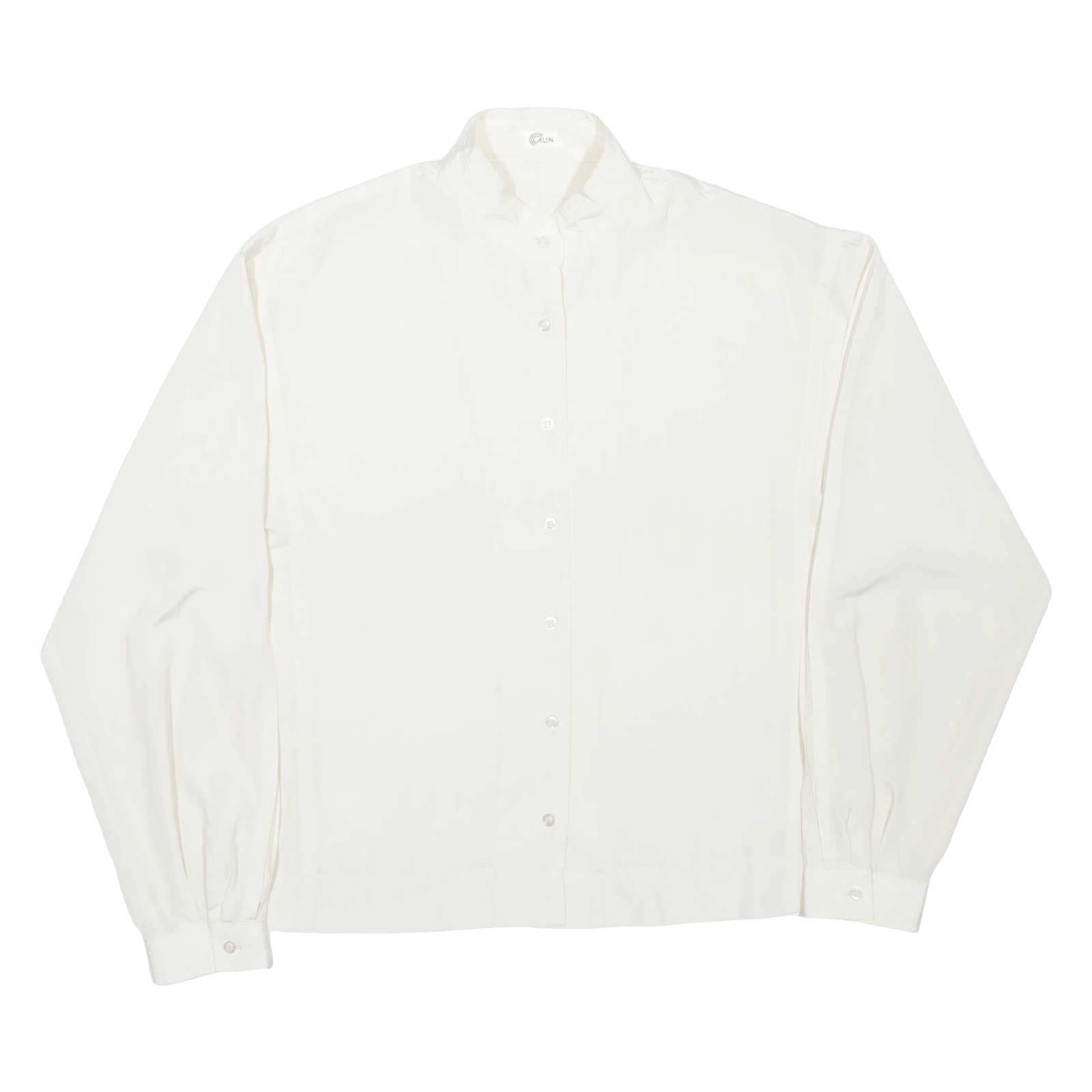 Womens Blouse Beige High Neck Long Sleeve XL Refurbished - N/A refurbished available on Cerqular