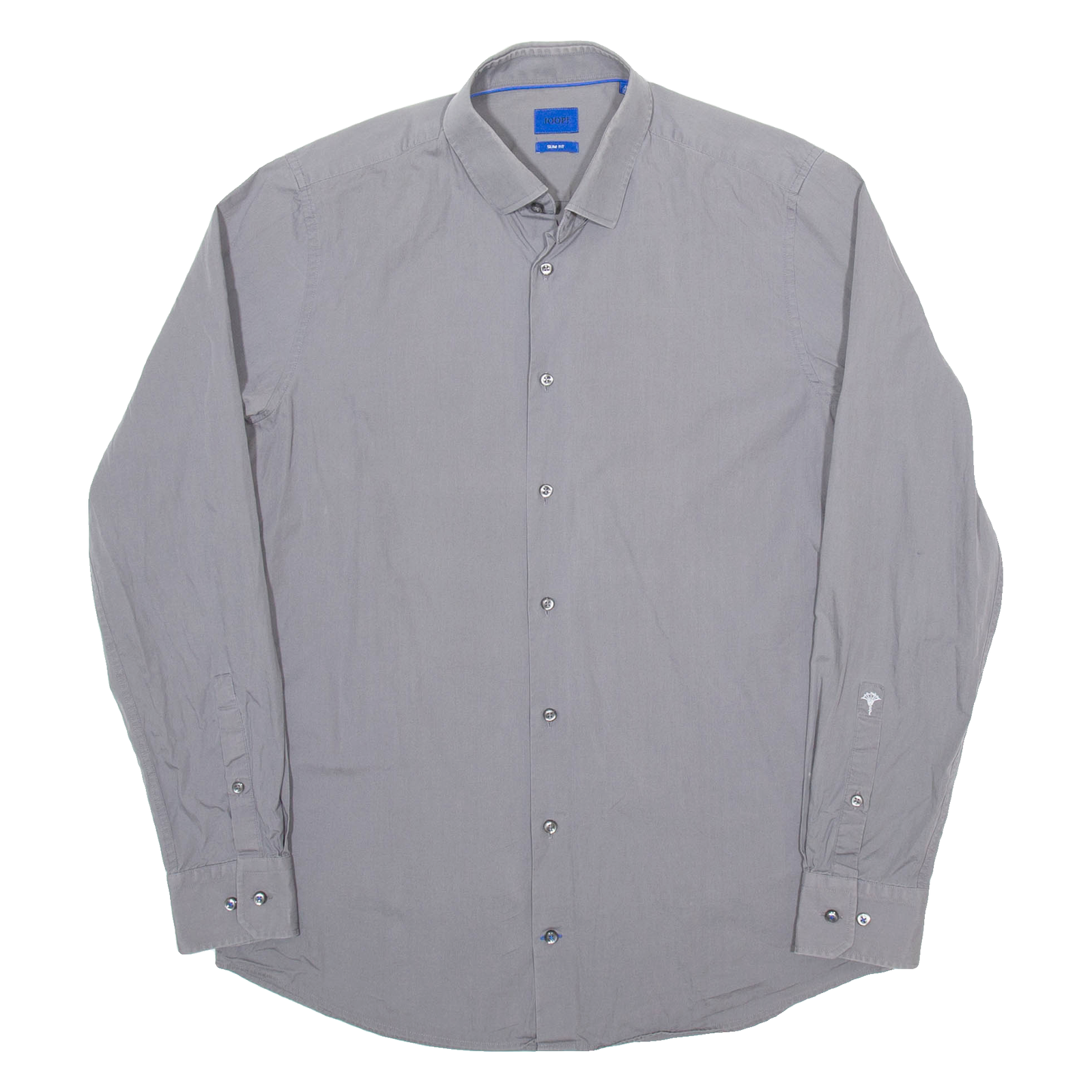 Buy JOOP Slim Fit Mens Plain Shirt Grey Long Sleeve L Refurbished - $18.19 JOOP Slim Fit Mens Plain Shirt Grey Long Sleeve L Refurbished - N/A refurbished available on Cerqular