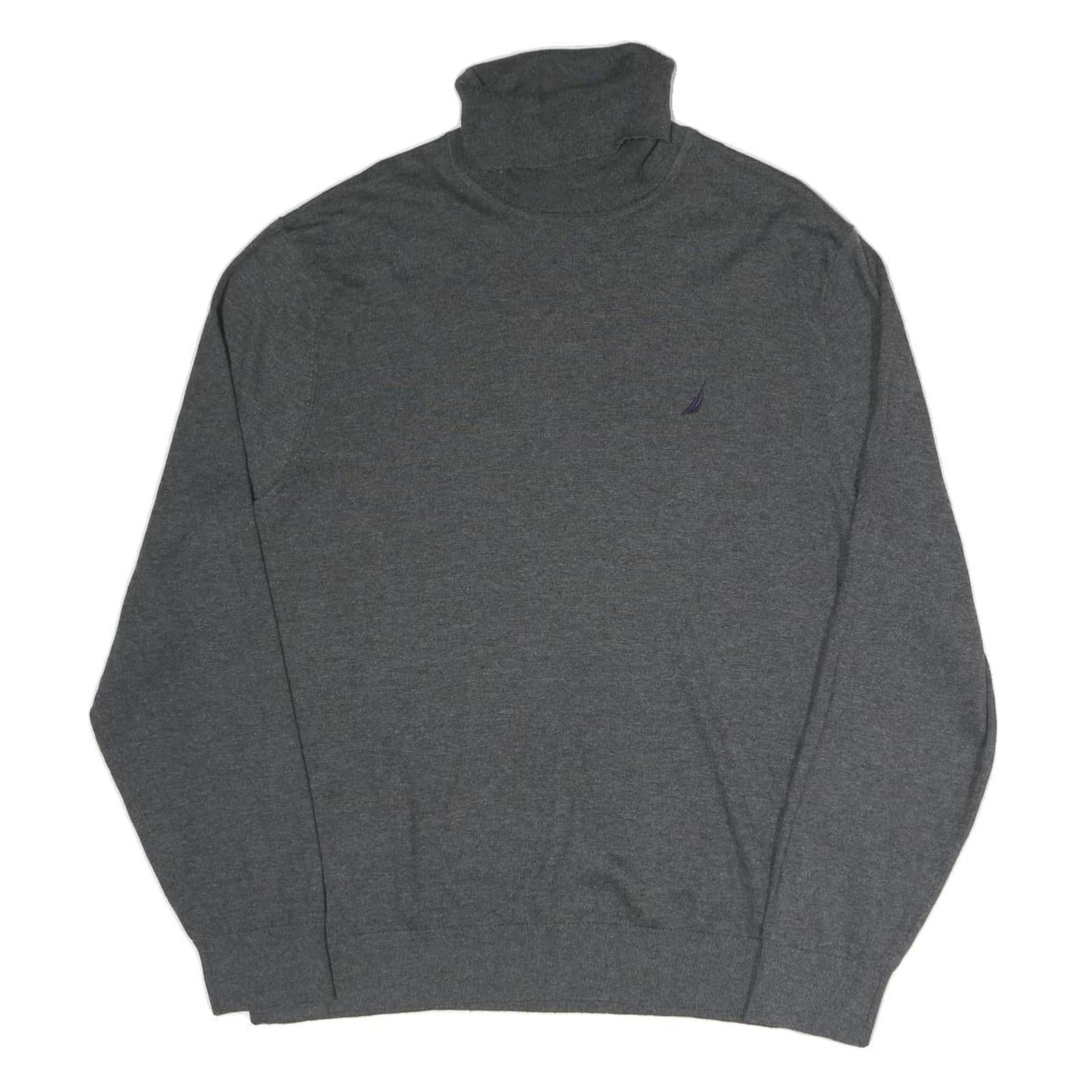 Buy NAUTICA Mens Grey Plain Pullover Roll Neck Basic Knit XL Cotton Blend Jumper Refurbished - $38.99 NAUTICA Mens Grey Plain Pullover Roll Neck Basic Knit XL Cotton Blend Jumper Refurbished - N/A refurbished available on Cerqular