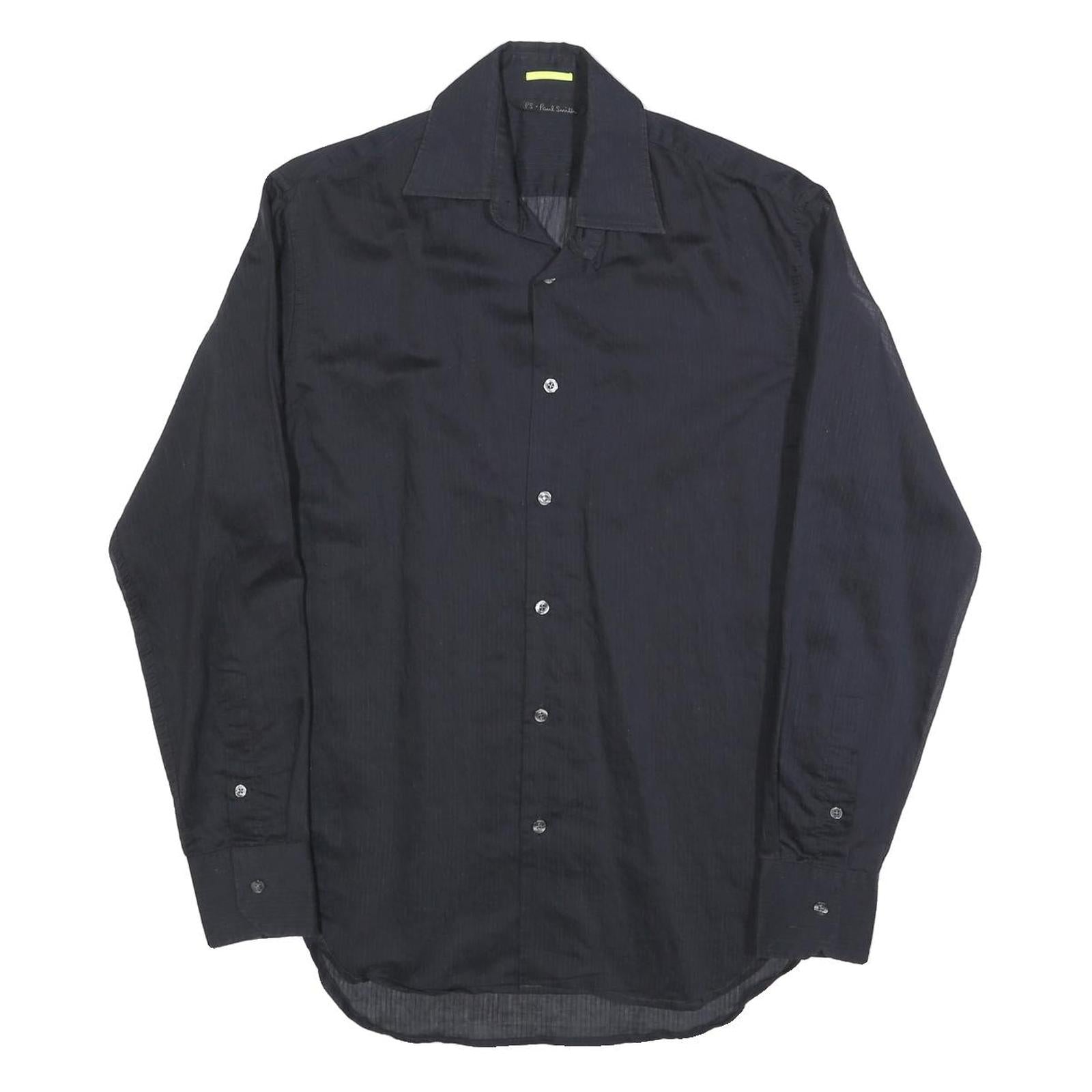 Buy PAUL SMITH Mens Black Shirt S Classic Cotton Blend Long Sleeve Button Closure Refurbished - $31.19 PAUL SMITH Mens Black Shirt S Classic Cotton Blend Long Sleeve Button Closure Refurbished - N/A refurbished available on Cerqular