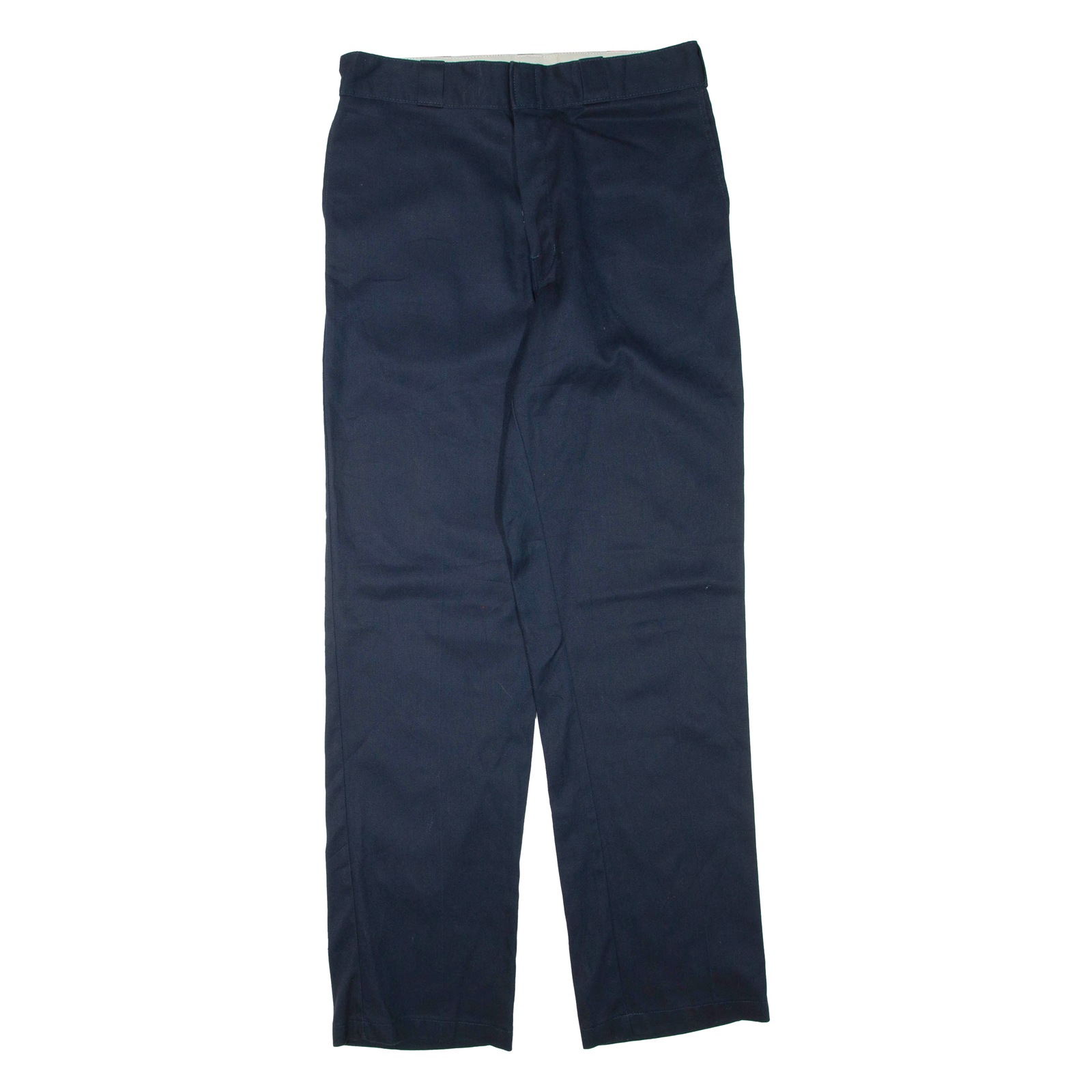 DICKIES Mens Trousers Blue Regular Straight W32 L34 Refurbished - N/A refurbished available on Cerqular