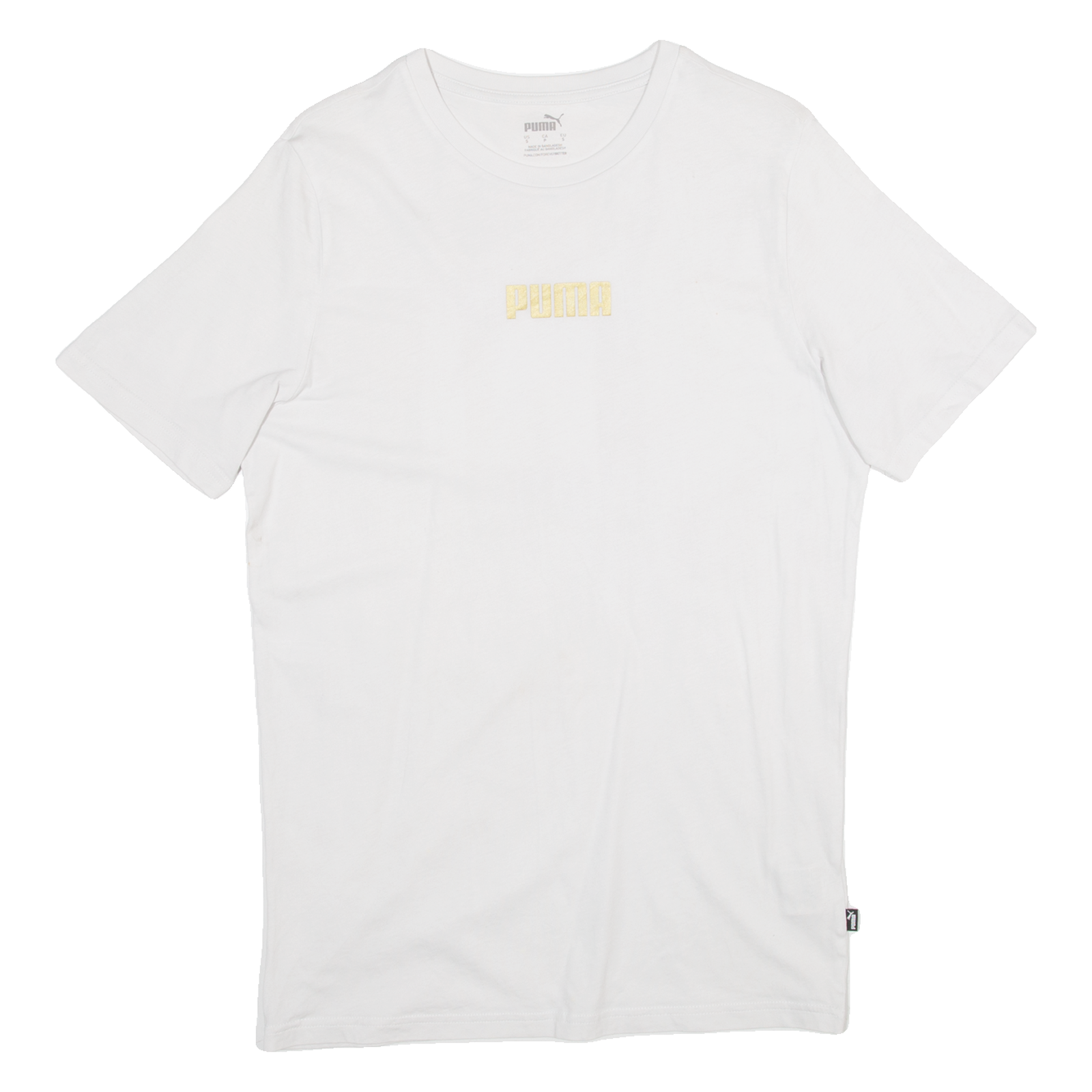 PUMA Mens T-Shirt White S Refurbished - N/A refurbished available on Cerqular