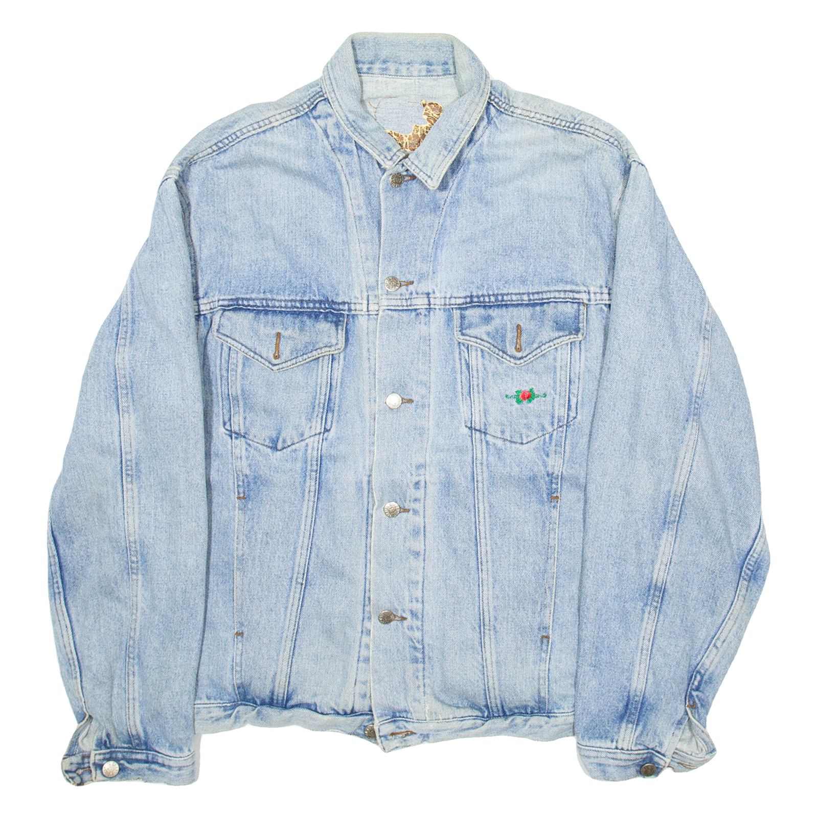 CHARRO JEANS Womens Denim Jacket Blue XL Refurbished - N/A refurbished available on Cerqular