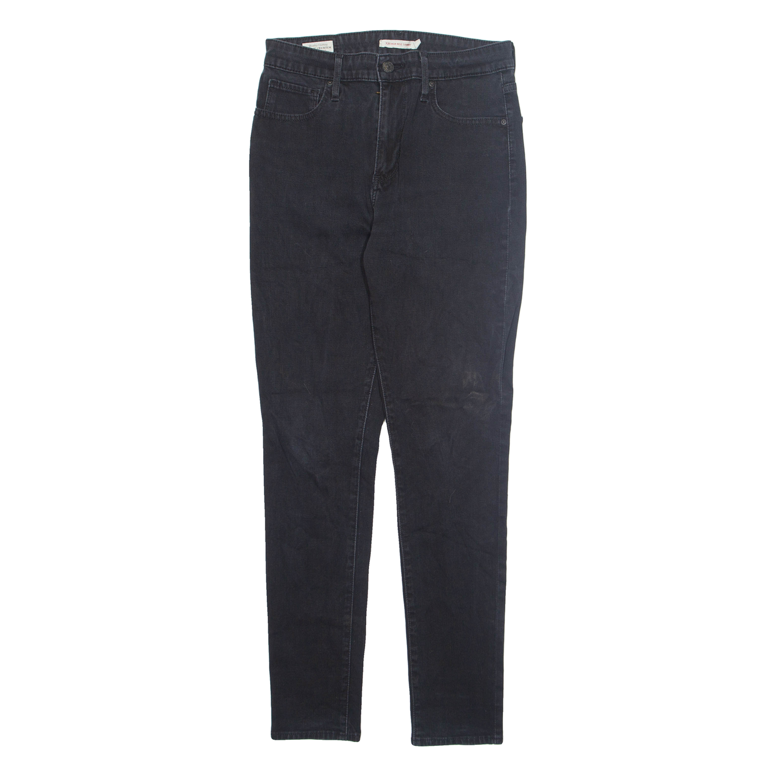 LEVI'S Womens Jeans Black Regular Skinny W29 L30 Refurbished - N/A refurbished available on Cerqular