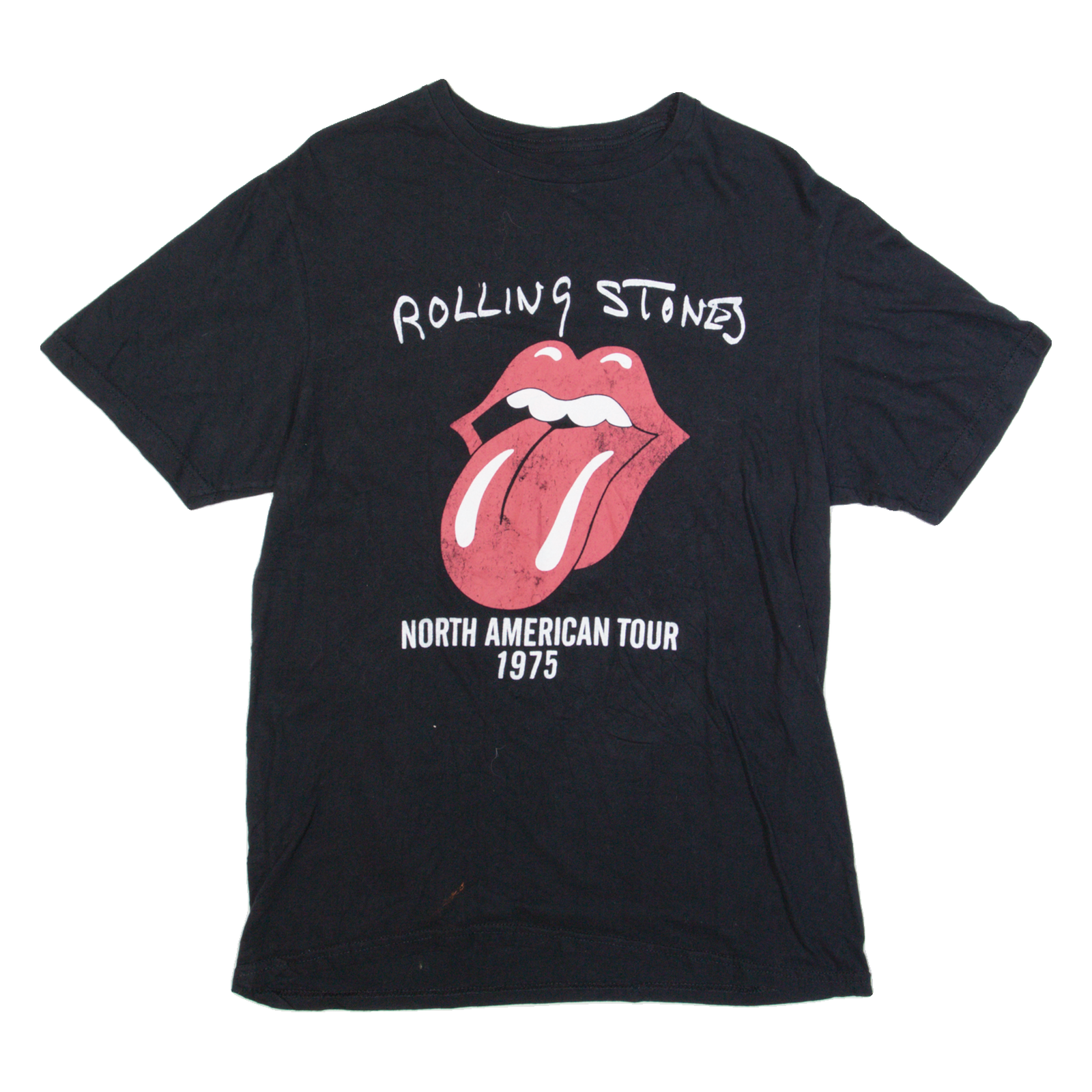 THE ROLLING STONES North America Tour Mens Band T-Shirt Black M Refurbished - N/A refurbished available on Cerqular