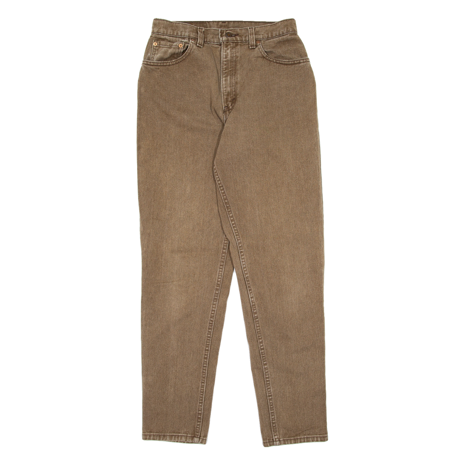 LEVI'S 16551-0246 Made In USA Womens Jeans Brown Mom 90s W27 L30 Refurbished - N/A refurbished available on Cerqular