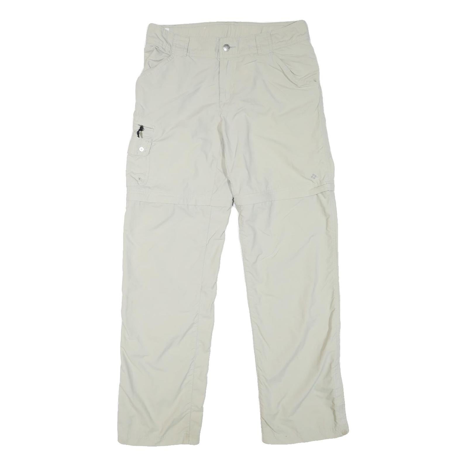 COLUMBIA Womens Regular Beige Polyester Blend Zip Trousers W31 L30 Outdoor Refurbished - N/A refurbished available on Cerqular