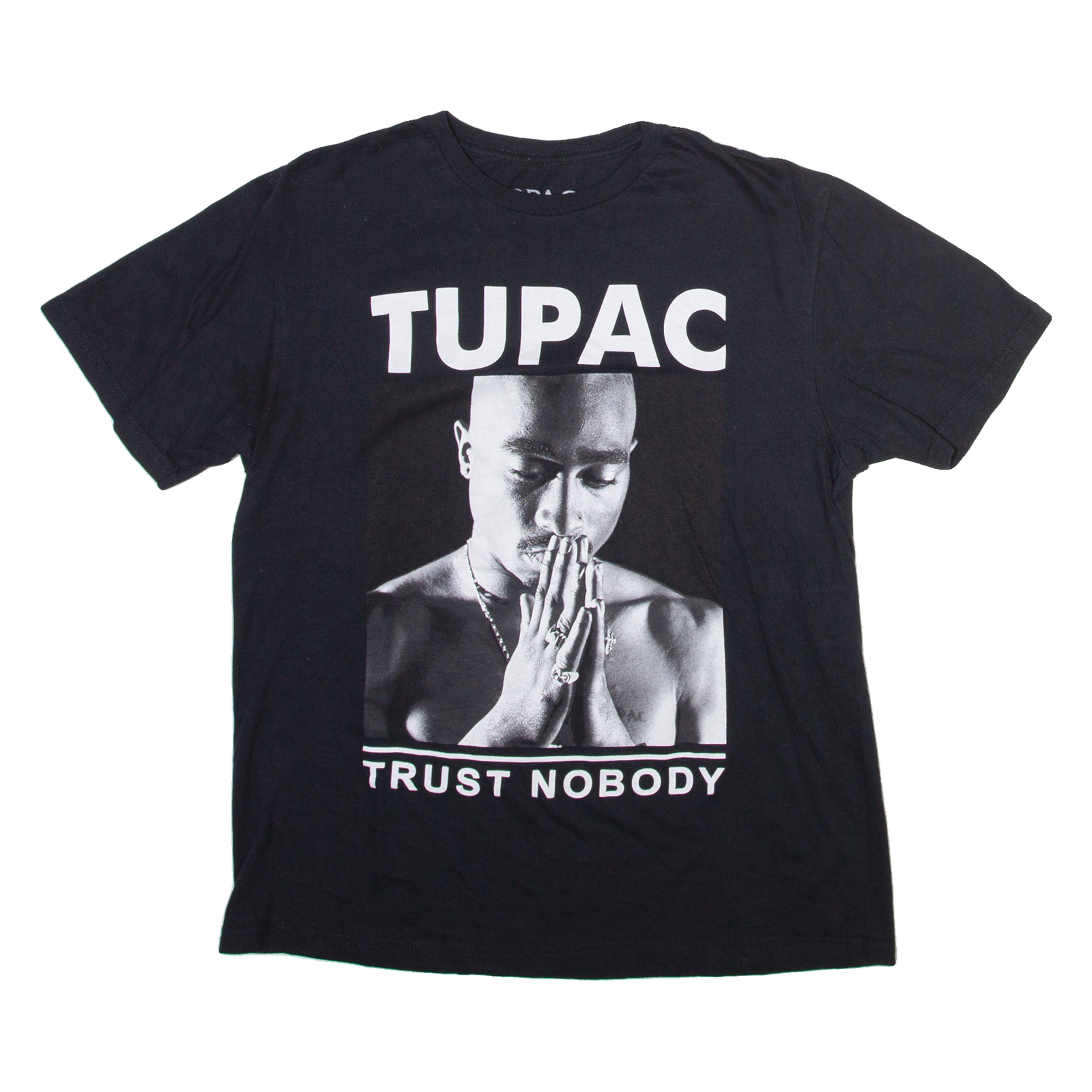 TUPAC Mens Band T-Shirt Black M Refurbished - N/A refurbished available on Cerqular