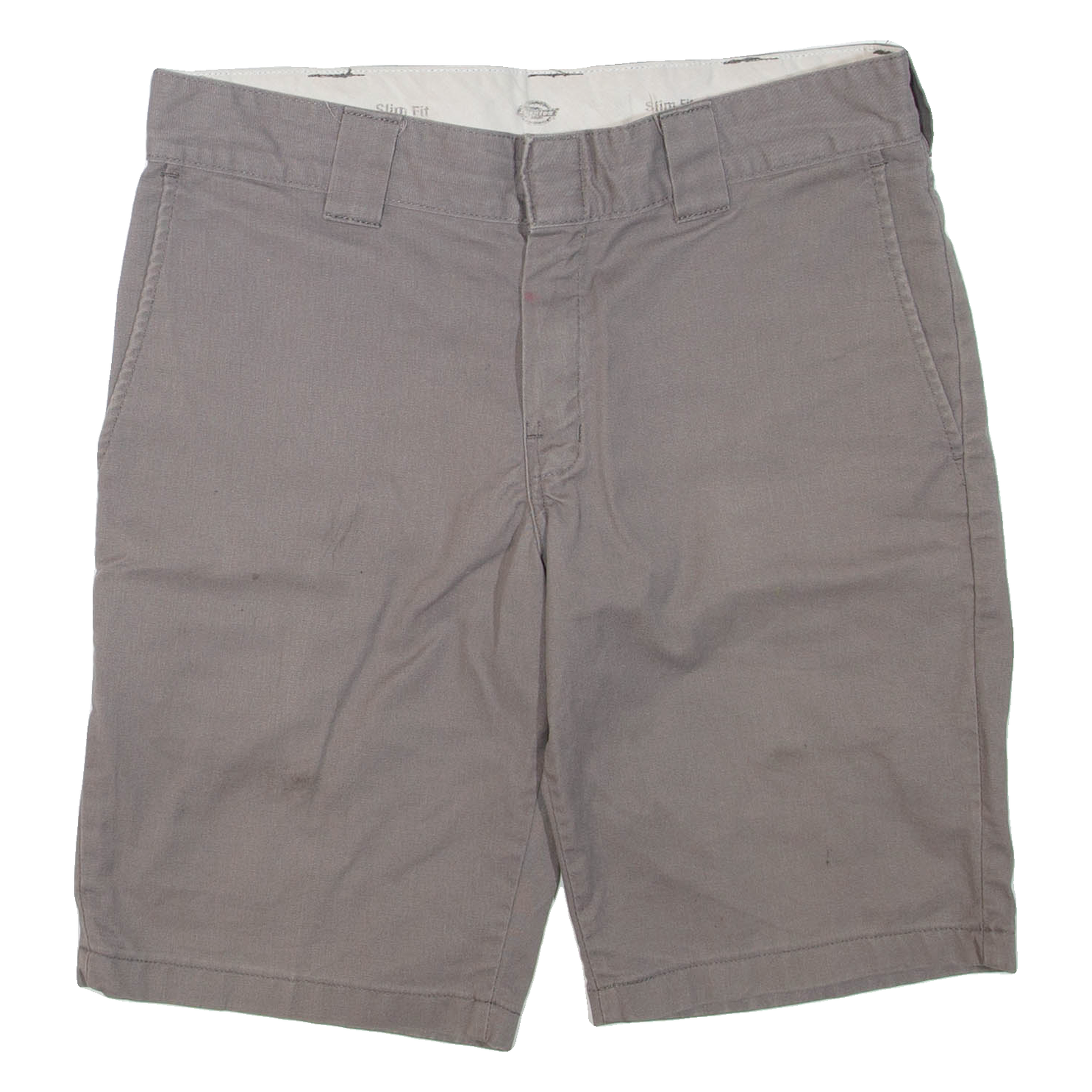 DICKIES Mens Chino Shorts Grey M W34 Refurbished - N/A refurbished available on Cerqular