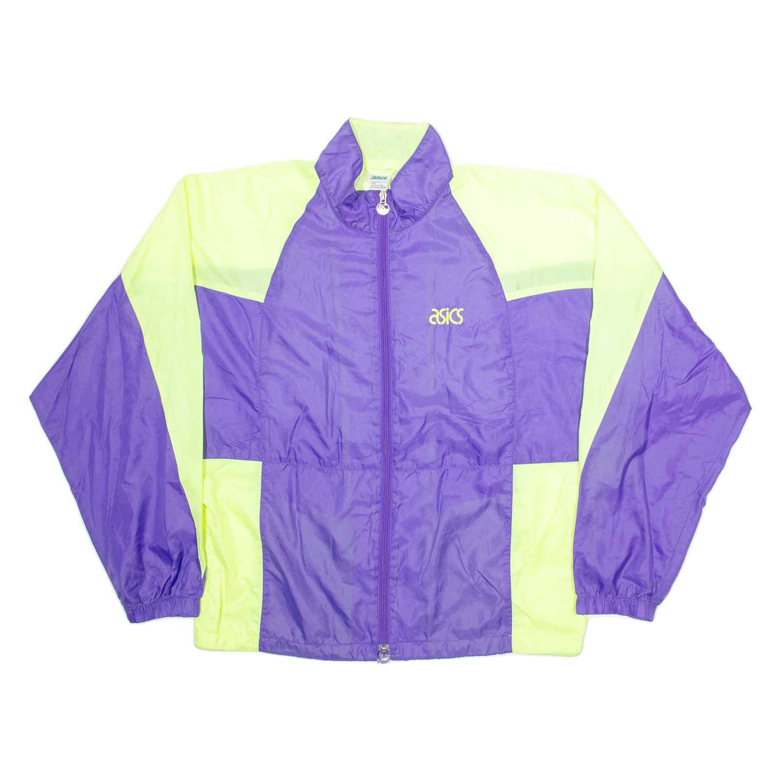 ASICS Mens Track Jacket Purple Nylon L Refurbished - N/A refurbished available on Cerqular