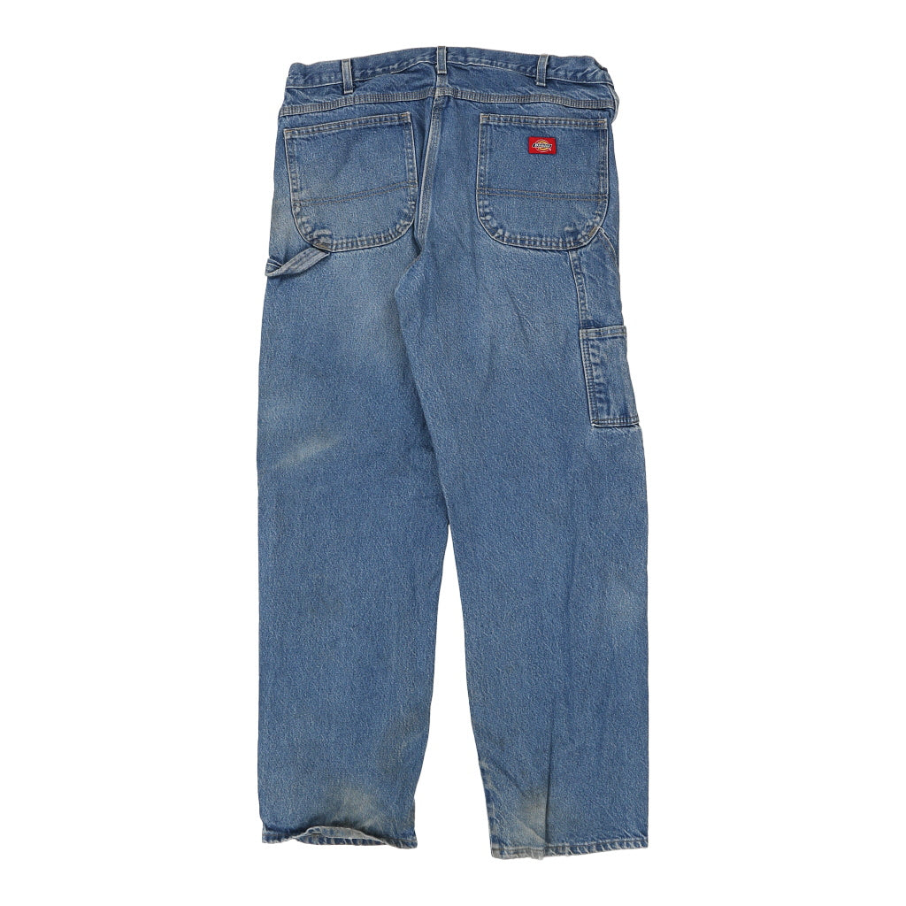 Dickies Carpenter Jeans - 36W 32L Blue Cotton Blend Refurbished - Thrifted (note: this is a term often used to describe second- refurbished available on Cerqular