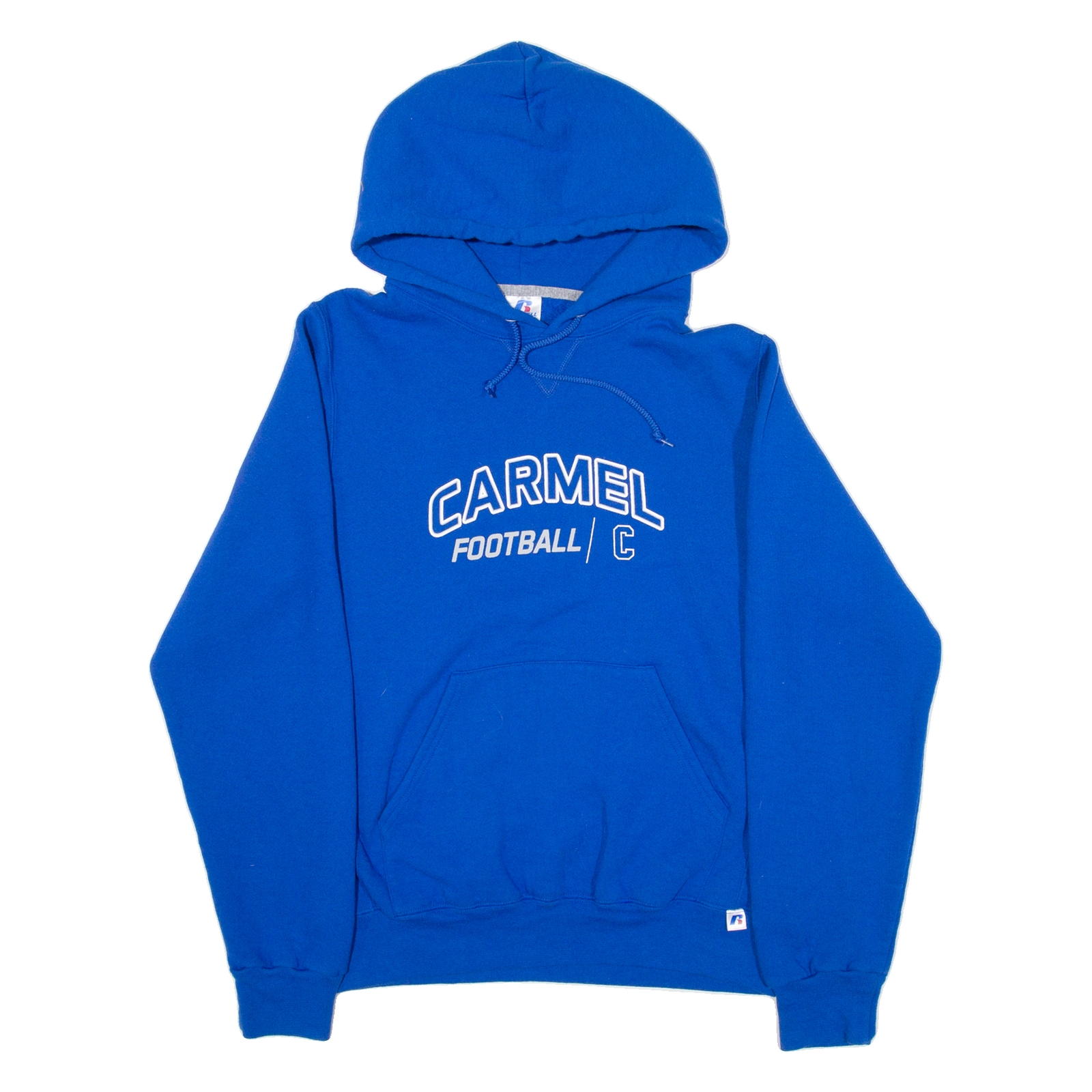 Buy RUSSELL ATHLETIC Carmel Football Mens Blue Hoodie USA S Refurbished - $28.59 RUSSELL ATHLETIC Carmel Football Mens Blue Hoodie USA S Refurbished - N/A refurbished available on Cerqular