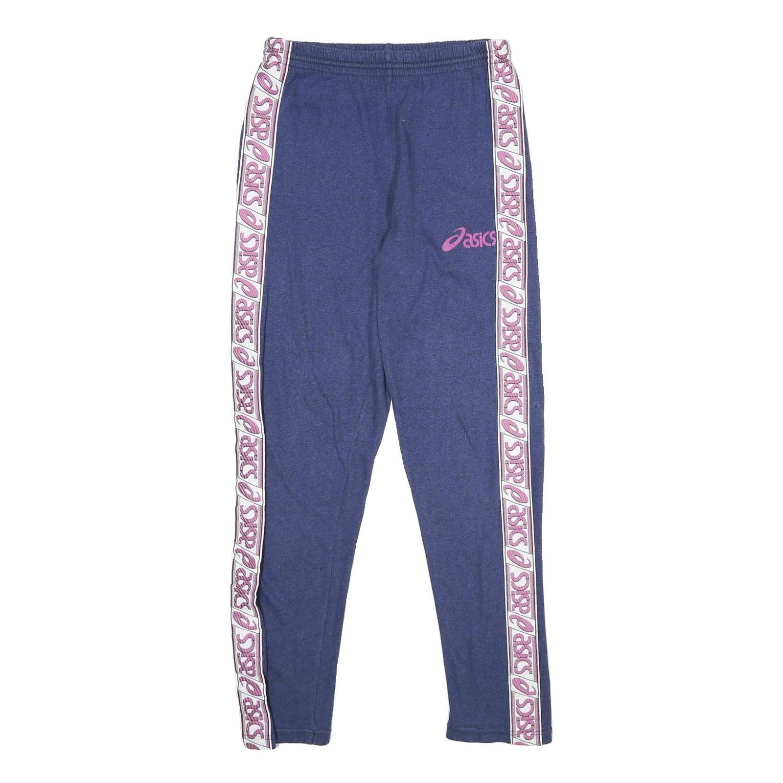 ASICS Mens Joggers Blue & Pink Slim Tapered S W26 L30 Refurbished - N/A refurbished available on Cerqular