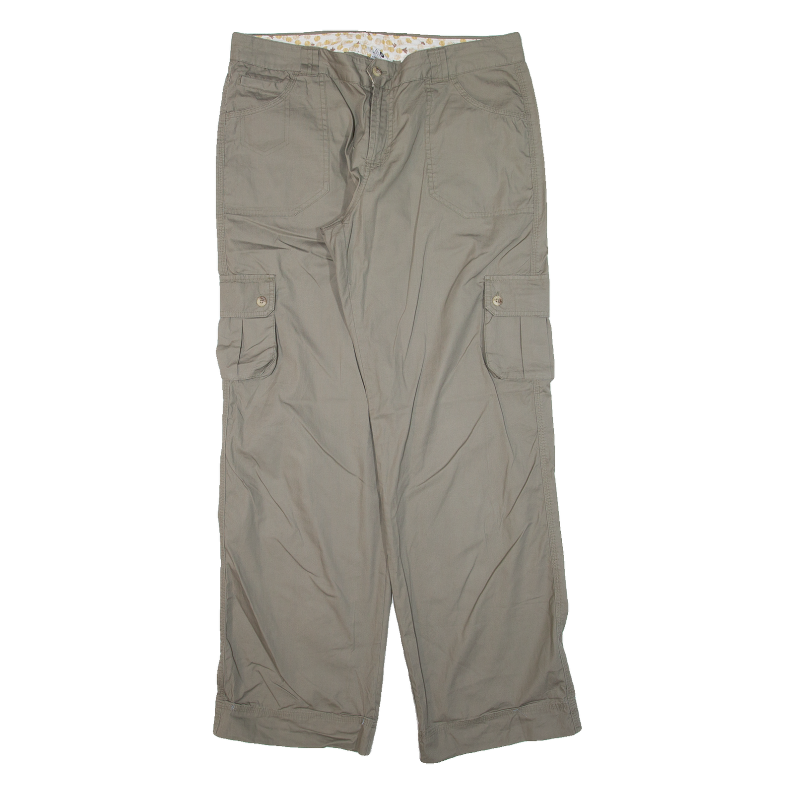 COLUMBIA Cargo Womens Trousers Green Loose Straight W34 L32 Refurbished - N/A refurbished available on Cerqular