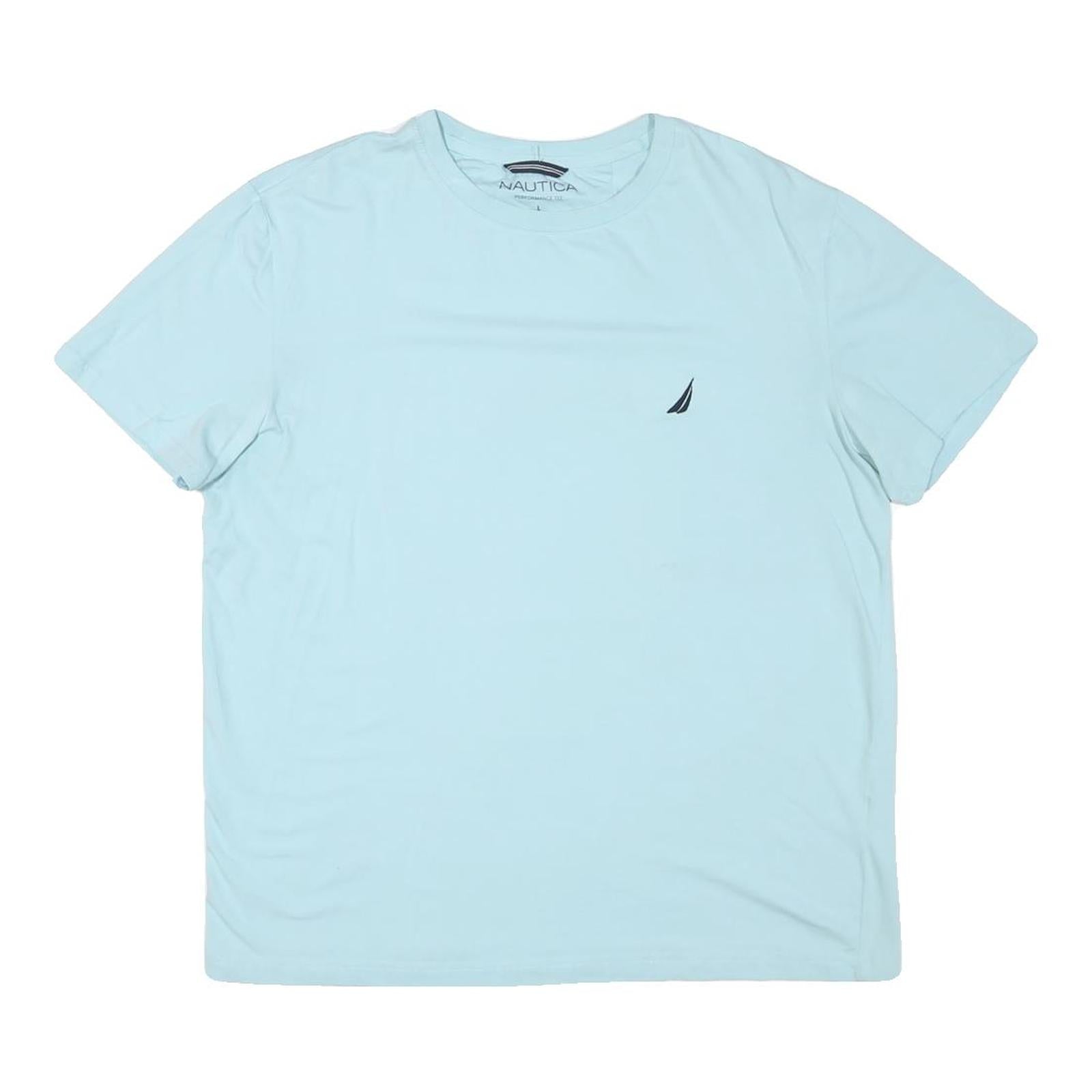 Buy NAUTICA Mens Light Blue Classic Cotton Blend Crew Neck T-Shirt L Casual Wear Refurbished - $22.09 NAUTICA Mens Light Blue Classic Cotton Blend Crew Neck T-Shirt L Casual Wear Refurbished - N/A refurbished available on Cerqular