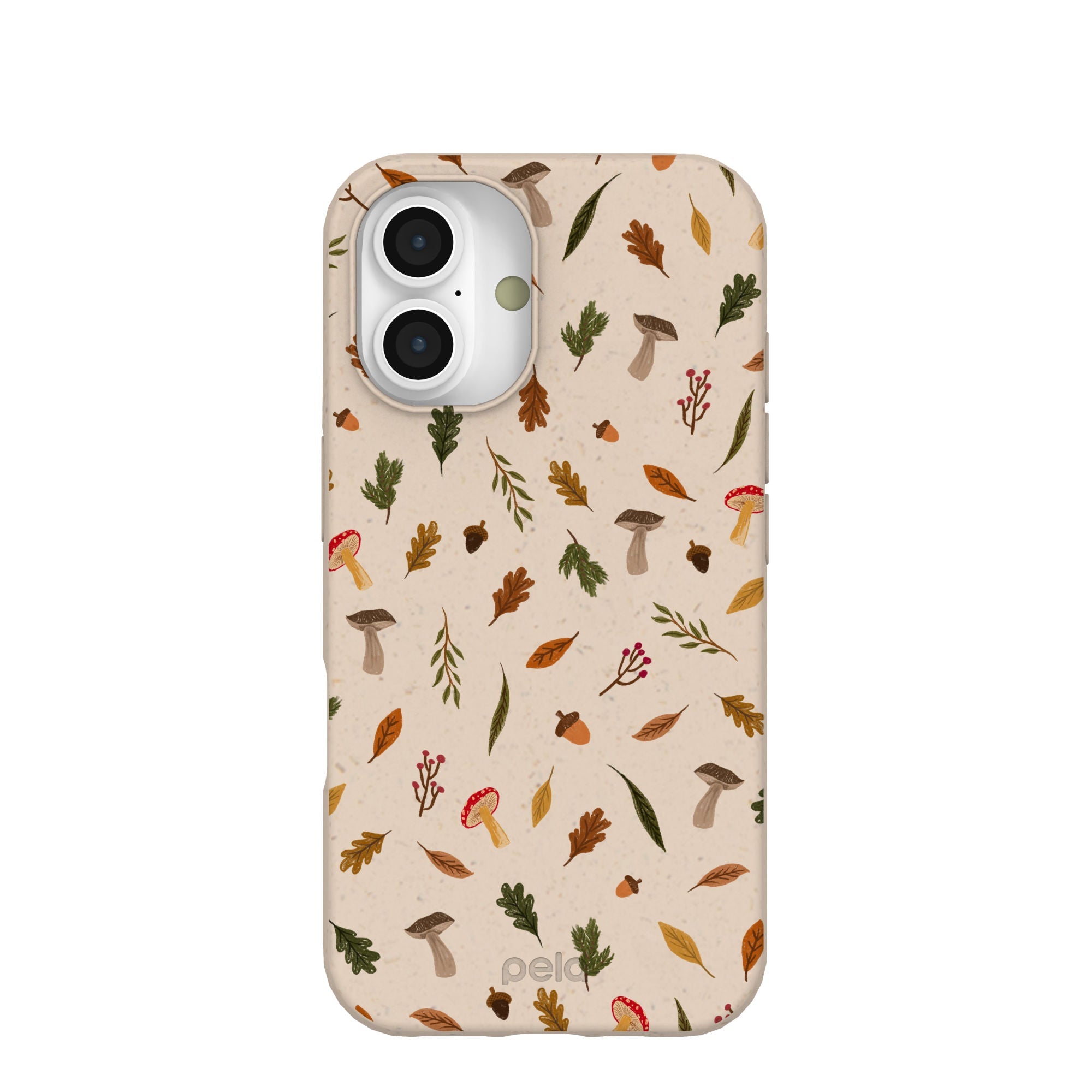 Seashell Woodland Harvest iPhone 16 Case Refurbished - Pela Case refurbished available on Cerqular