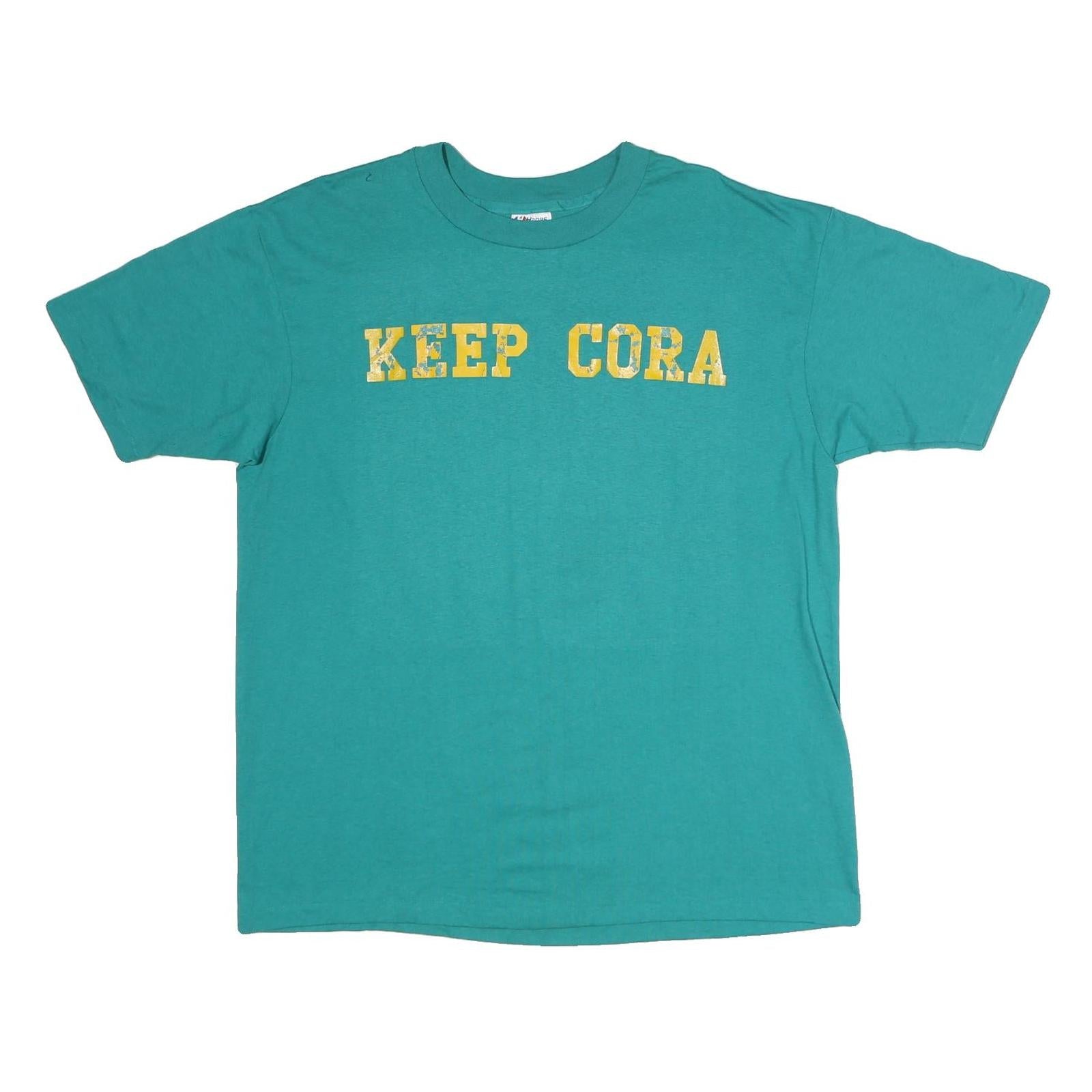 Buy HANES Mens Green Keep Cora Graphic T-Shirt XL Short Sleeve Crew Neck Casual Refurbished - $11.69 HANES Mens Green Keep Cora Graphic T-Shirt XL Short Sleeve Crew Neck Casual Refurbished - N/A refurbished available on Cerqular
