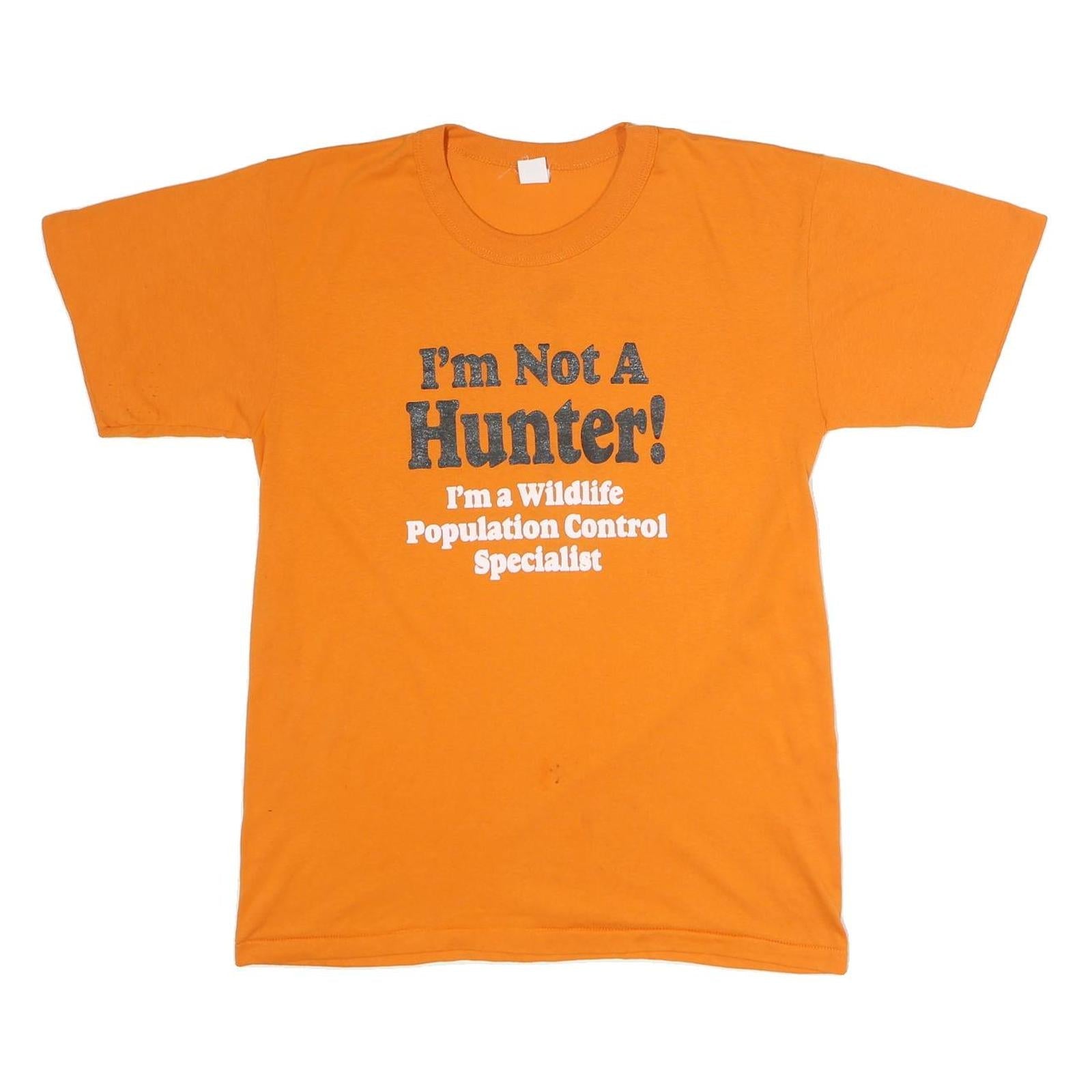 TEE SWING Mens Orange Graphic T-Shirt L Short Sleeve Crew Neck Humour Refurbished - N/A refurbished available on Cerqular