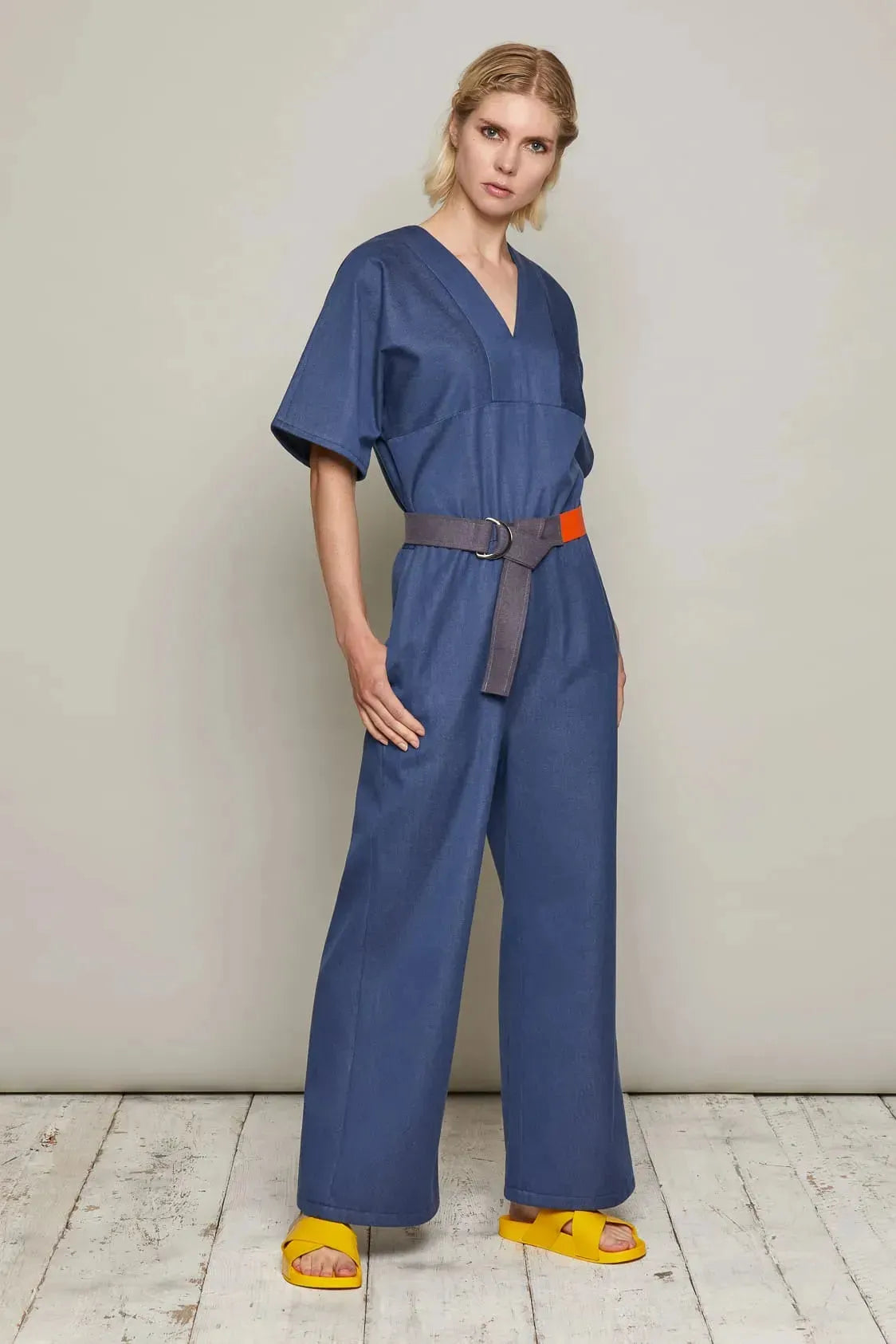 Fiona Jumpsuit (Navy) | size: XL Refurbished - N/A refurbished available on Cerqular