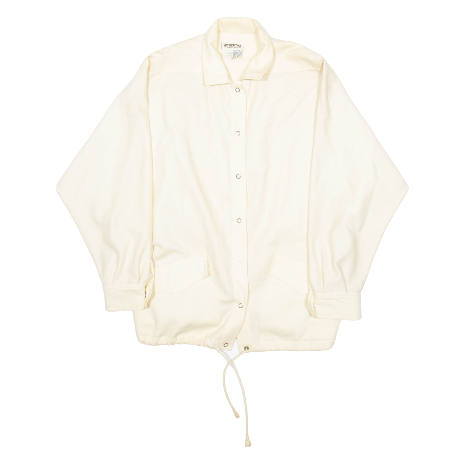 SYNONYM Womens Coach Jacket Cream Wool M Refurbished - N/A refurbished available on Cerqular