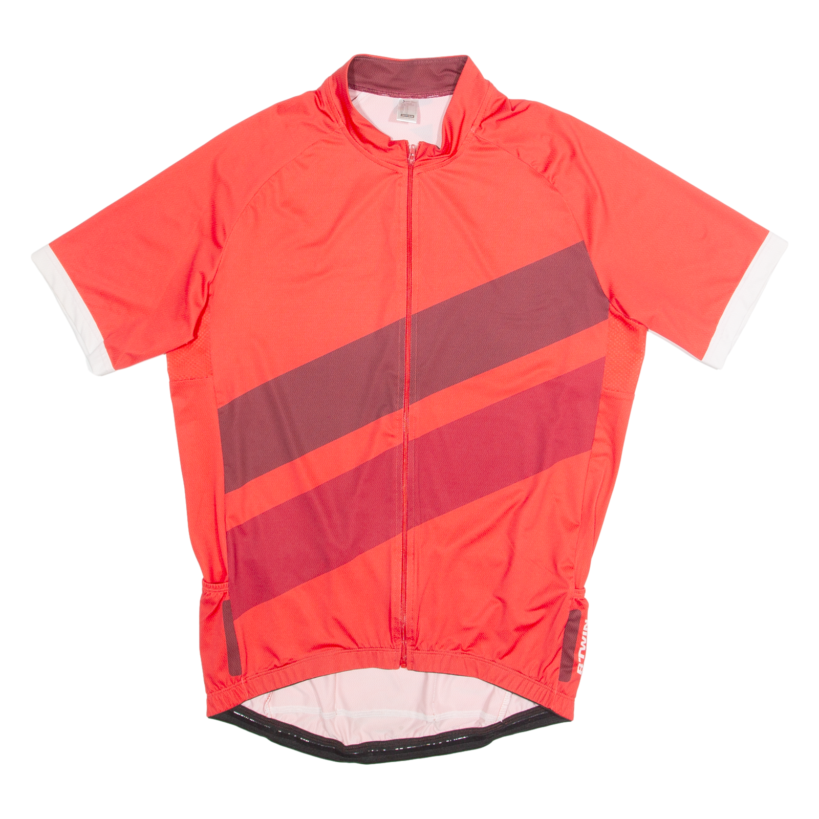 DECATHLON Cycling Zip Up Mens Jersey Red High Neck L Refurbished - N/A refurbished available on Cerqular