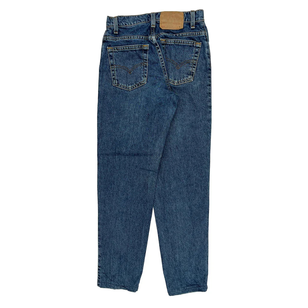 Buy Made In USA Levis 550 Jeans - 26W UK 6 Blue Denim Refurbished - $33.49 Made In USA Levis 550 Jeans - 26W UK 6 Blue Denim Refurbished - Thrifted (note: this is a term often used to describe second- refurbished available on Cerqular
