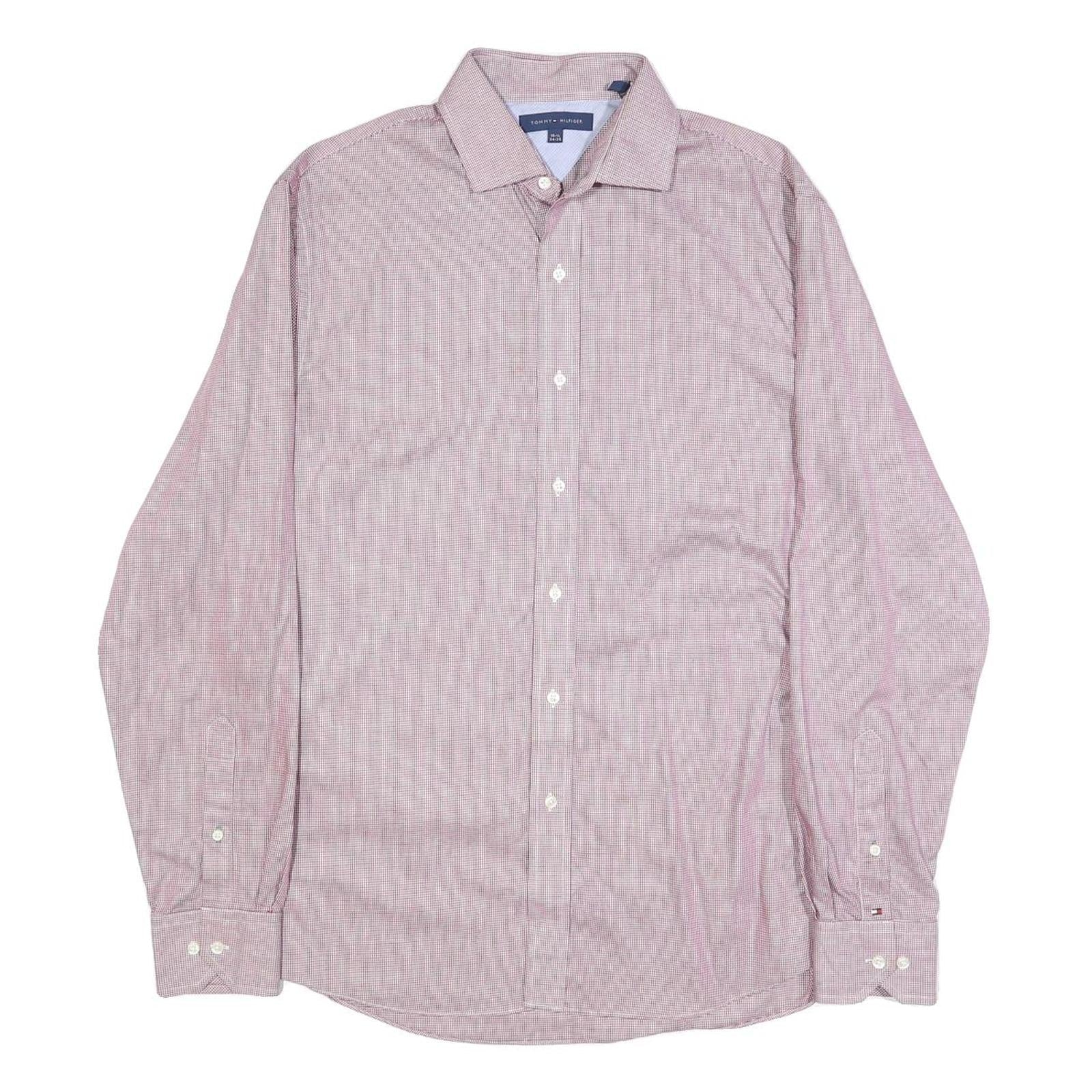 Buy TOMMY HILFIGER Mens Red & White Shirt L Classic Fit Cotton Long Sleeve Button Refurbished - $29.89 TOMMY HILFIGER Mens Red & White Shirt L Classic Fit Cotton Long Sleeve Button Refurbished - N/A refurbished available on Cerqular