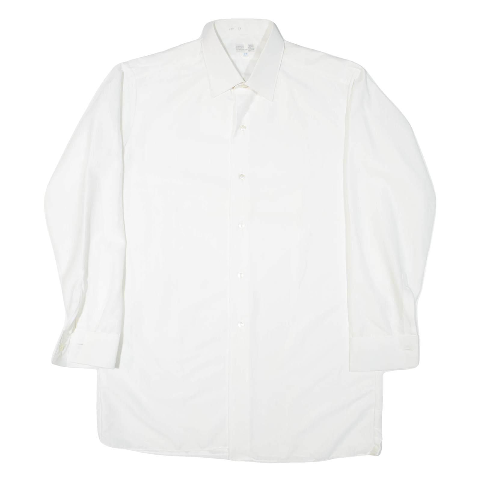 ACKERMAN Mens Plain Shirt White Long Sleeve L Refurbished - N/A refurbished available on Cerqular
