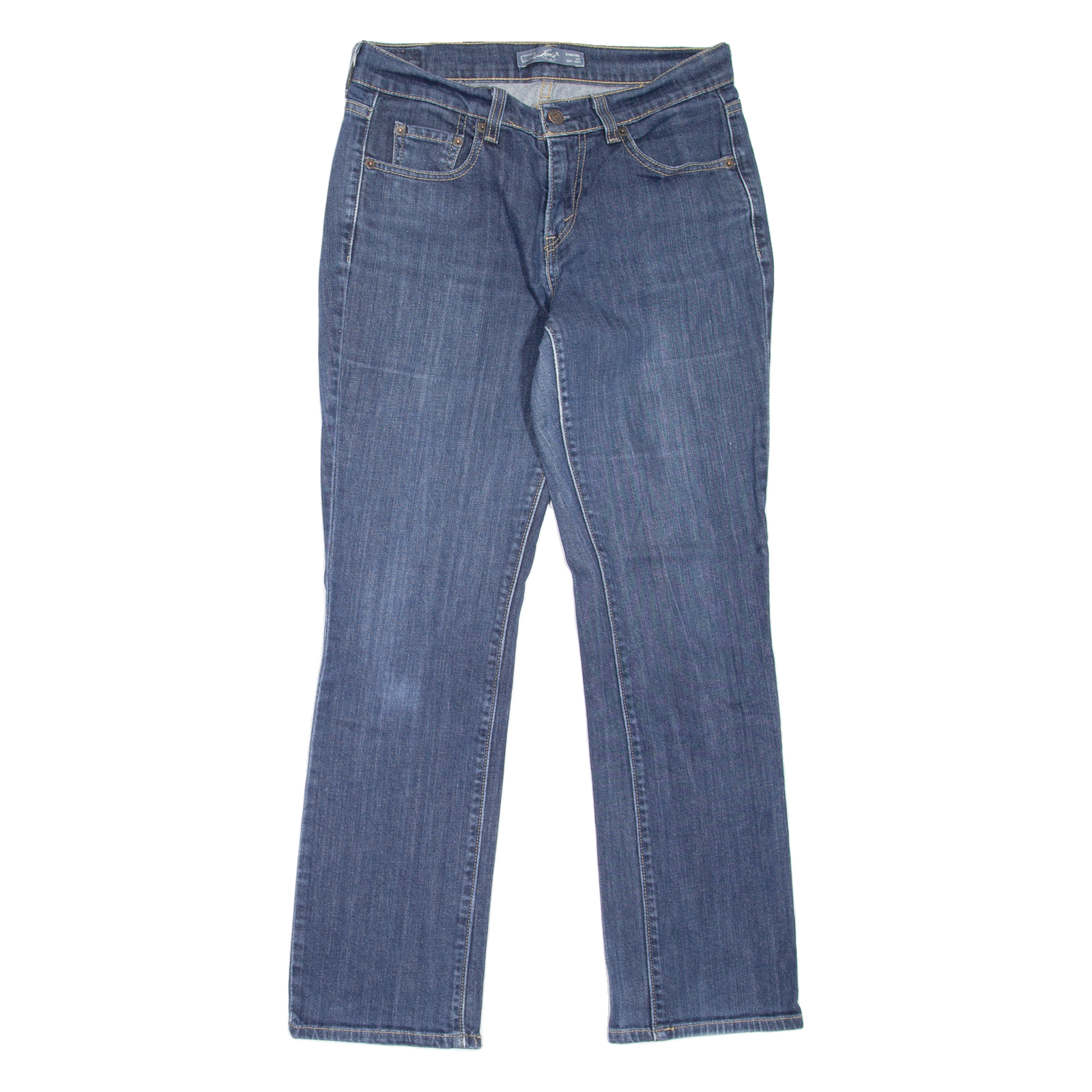 LEVI'S 505 Womens Jeans Blue Regular Straight W29 L28 Refurbished - N/A refurbished available on Cerqular