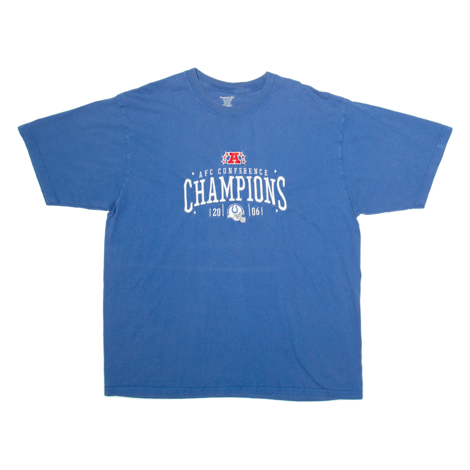 REEBOK Colts Champions NFl Mens T-Shirt Blue USA XL Refurbished - N/A refurbished available on Cerqular