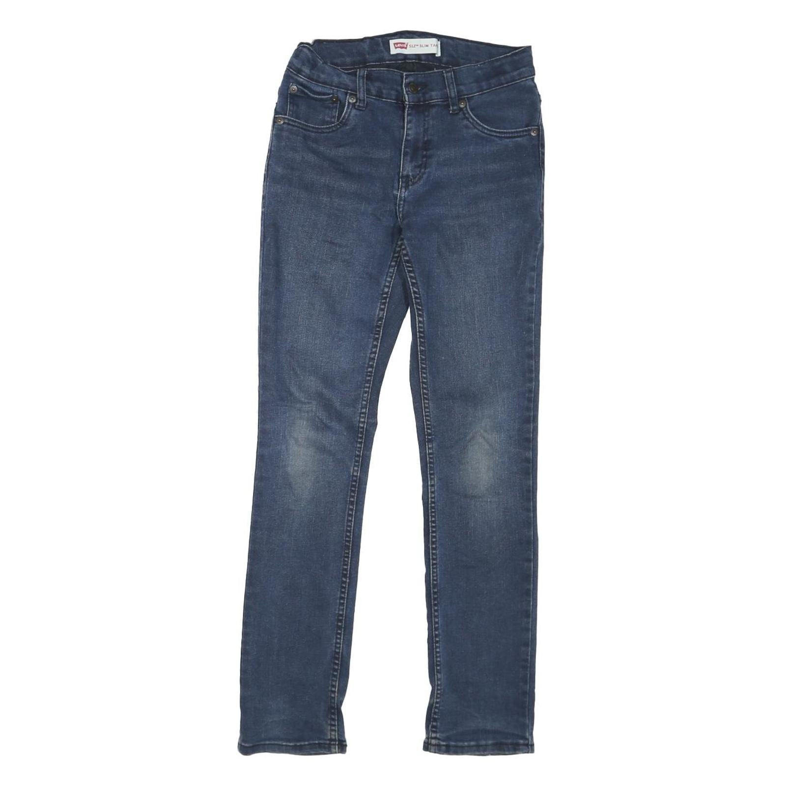 LEVI'S 512 Womens Slim Jeans Blue Denim W26 L28 Stretch Zip Fastening Refurbished - N/A refurbished available on Cerqular