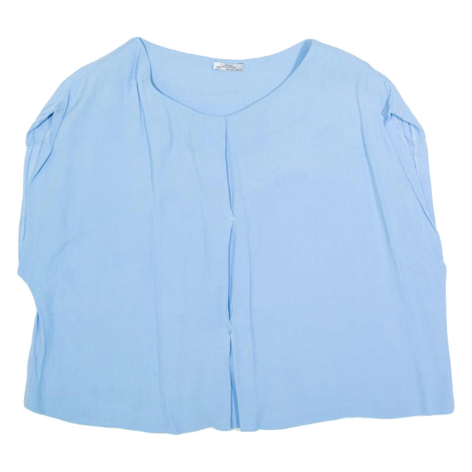 ZARA Womens Top Blue L Refurbished - N/A refurbished available on Cerqular