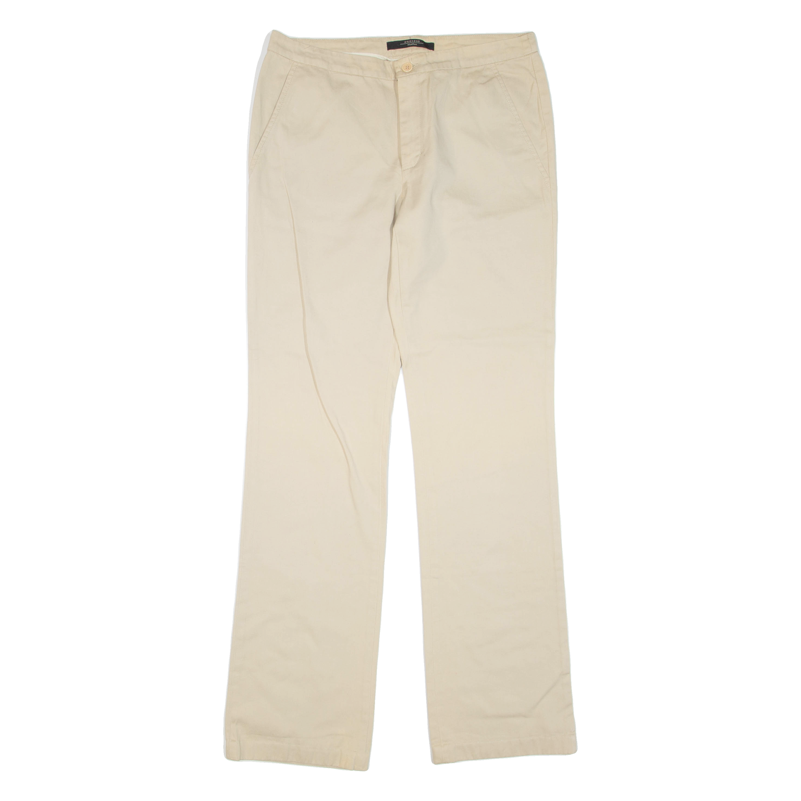 WEEKEND MAX MARA Womens Trousers Beige Regular Bootcut W30 L34 Refurbished - N/A refurbished available on Cerqular