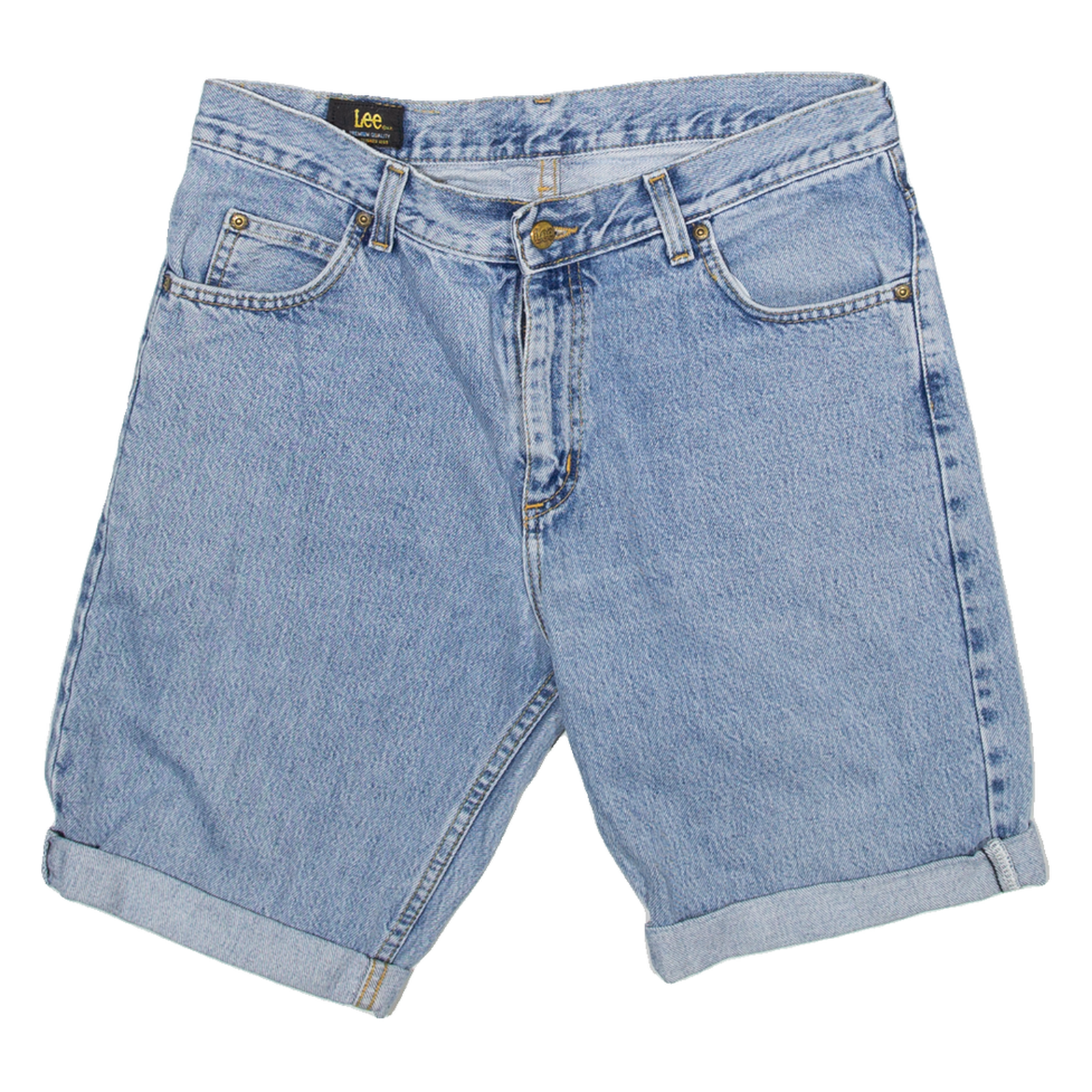 LEE Womens Jorts Shorts Blue M W32 Refurbished - N/A refurbished available on Cerqular