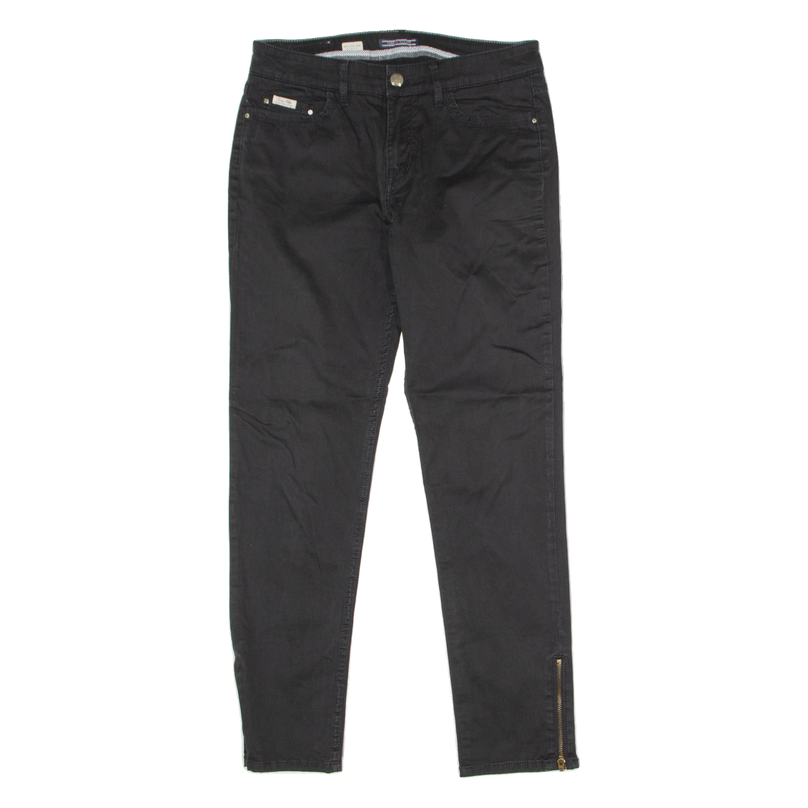 Buy TOMMY HILFIGER Milan RW Womens Trousers Black Slim Tapered W30 L27 Refurbished - $36.39 TOMMY HILFIGER Milan RW Womens Trousers Black Slim Tapered W30 L27 Refurbished - N/A refurbished available on Cerqular