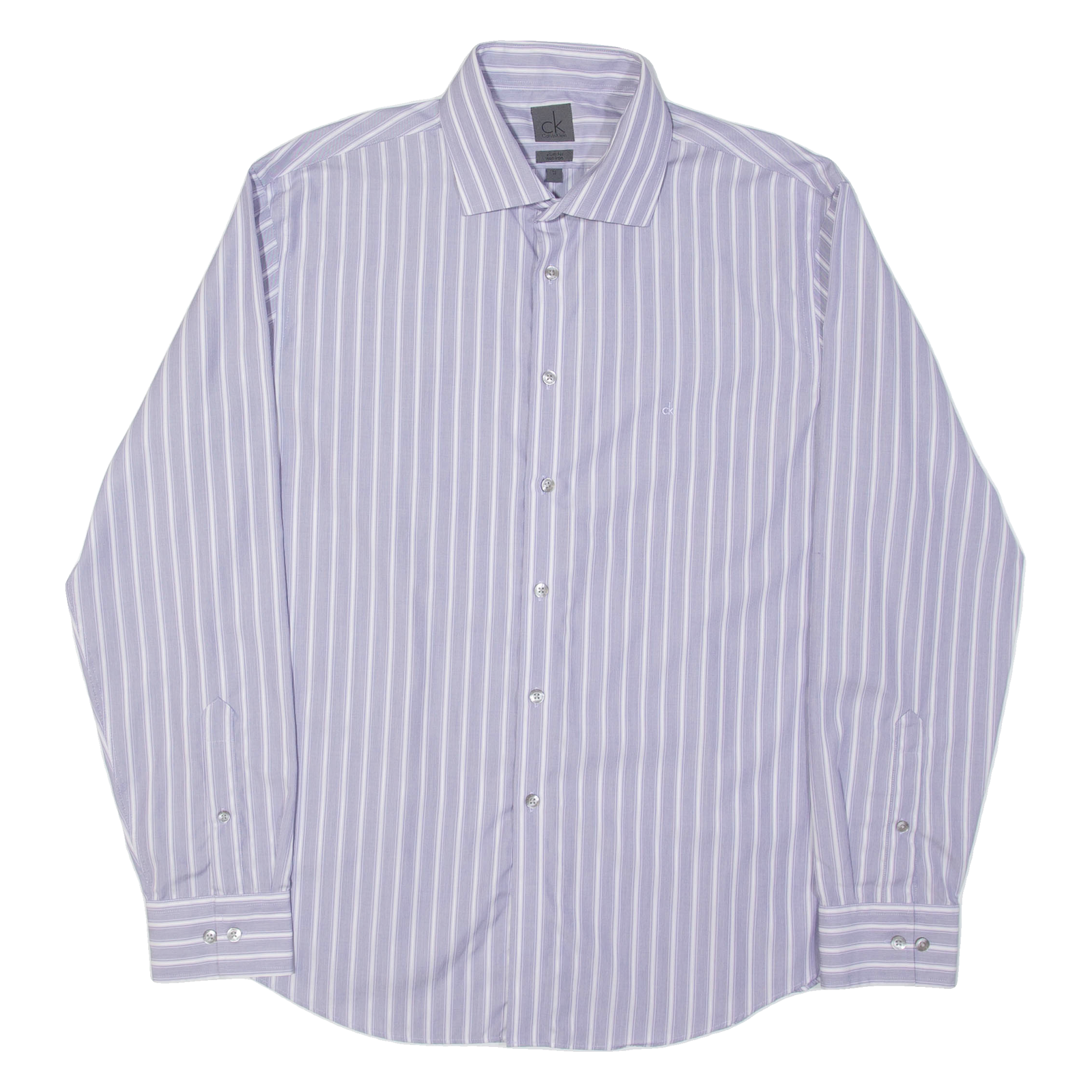 Buy CALVIN KLEIN Slim Fit Mens Shirt Purple Striped Long Sleeve L Refurbished - $17.15 CALVIN KLEIN Slim Fit Mens Shirt Purple Striped Long Sleeve L Refurbished - N/A refurbished available on Cerqular
