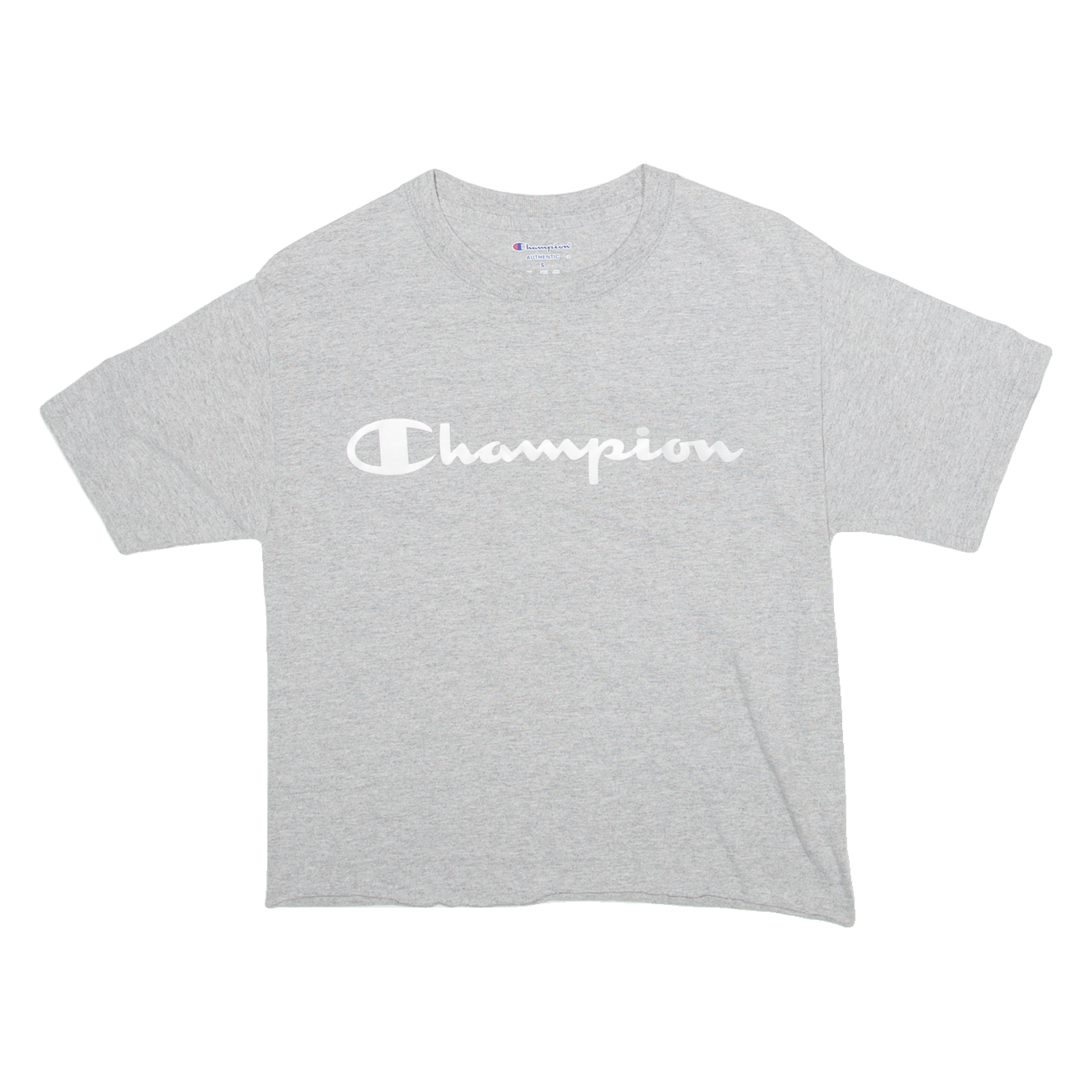 CHAMPION Authentic Womens T-Shirt Grey S Refurbished - N/A refurbished available on Cerqular